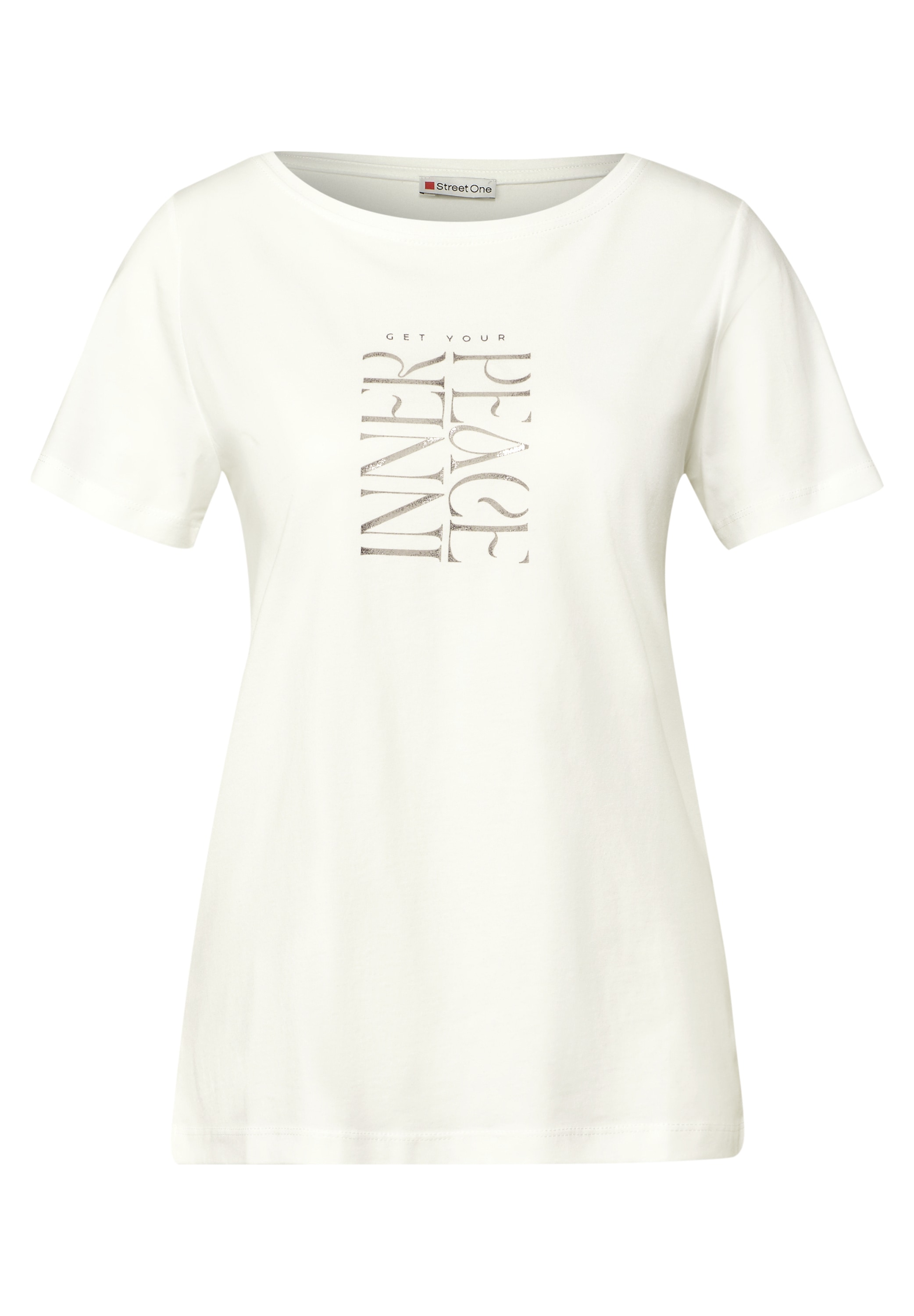 STREET ONE Shirttop, mit Wording Print