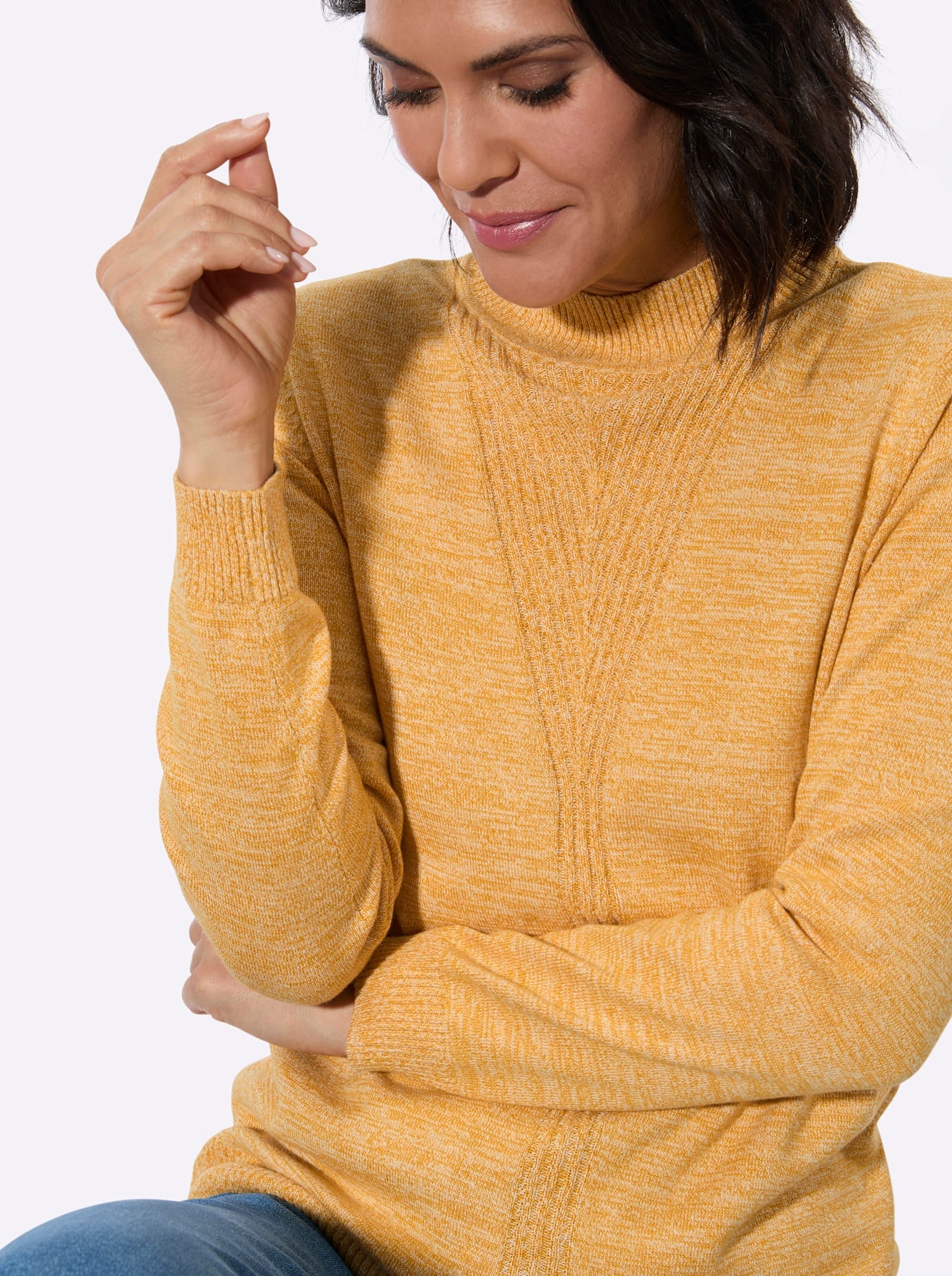 Casual Looks Strickpullover »Stehkragen-Pullover«