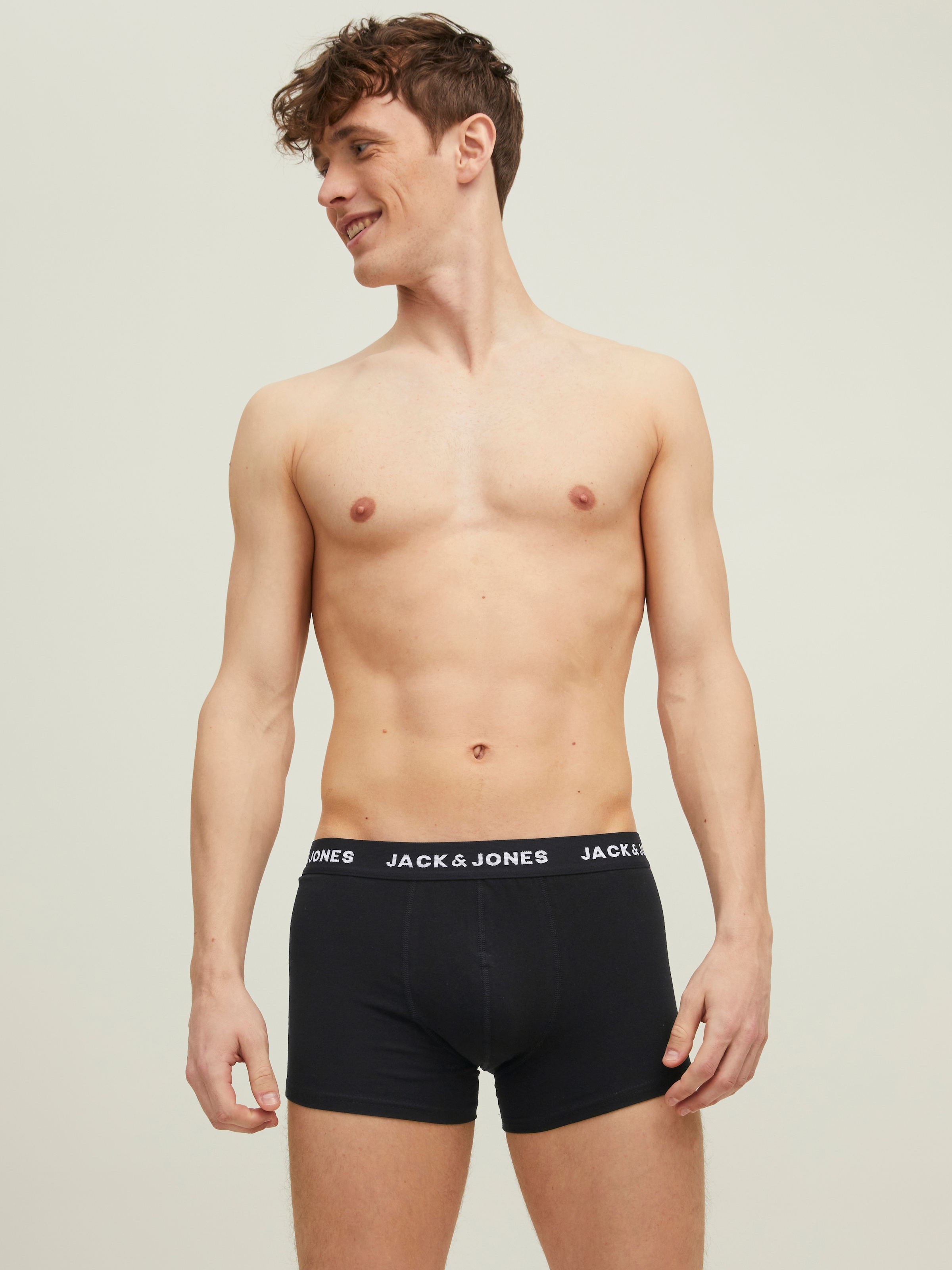 Jack & Jones Boxershorts »JACFLOWER Microfiber mit Logobund, Blumenprint und Stretchkomfort« Packung, 10er-Pack, 10 Stk. eng anliegend, Microfaser, schnelltrocknend