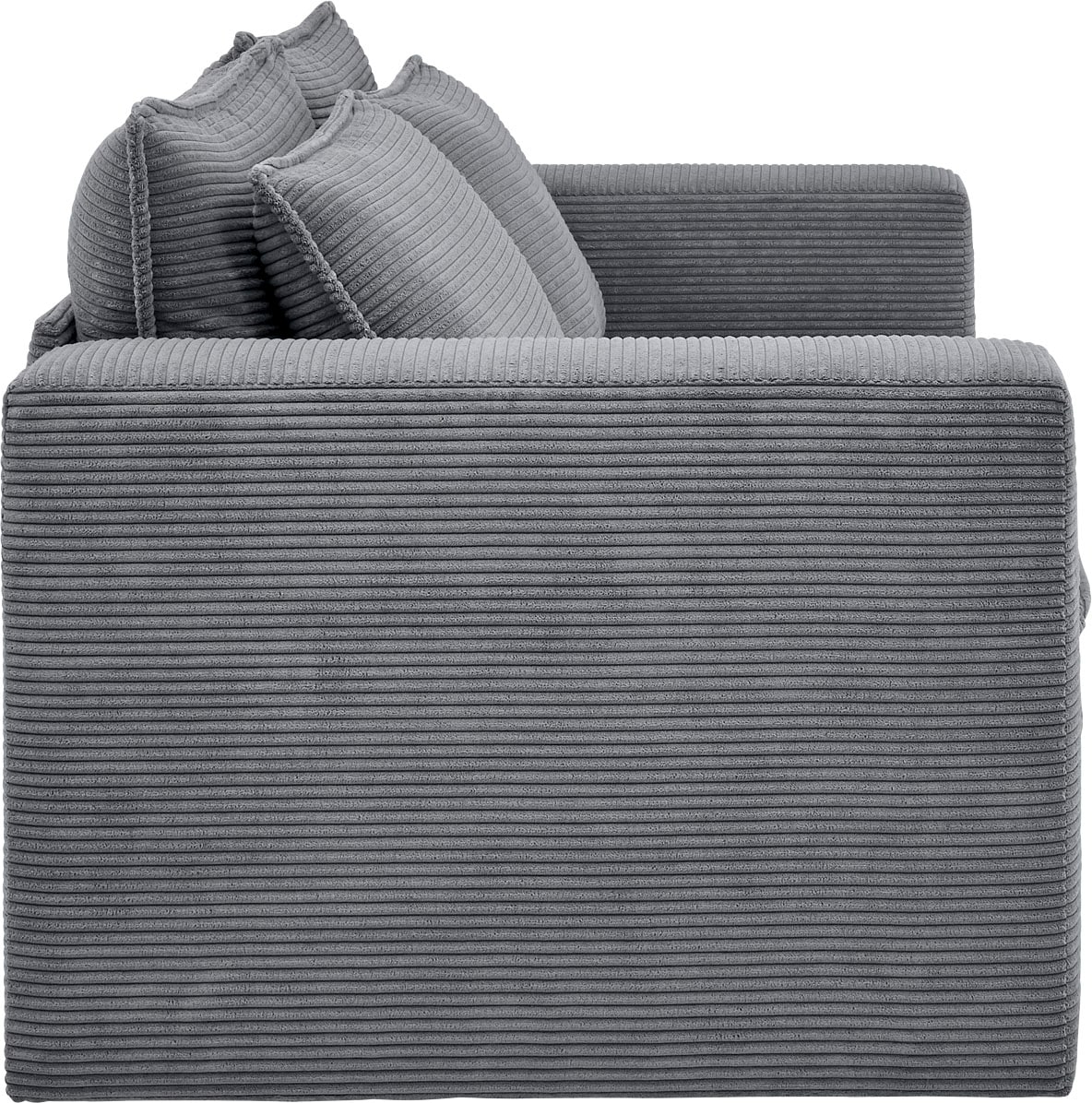 Places of Style Sitzgruppe »PIAGGE«, (2 tlg.), 2-Sitzer-Sofa und Hocker klein im Set