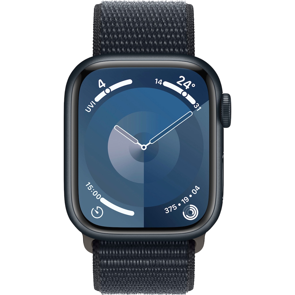 Apple Smartwatch »Watch Series 9 GPS + Cellular 41mm Aluminium«, (Watch OS 10)