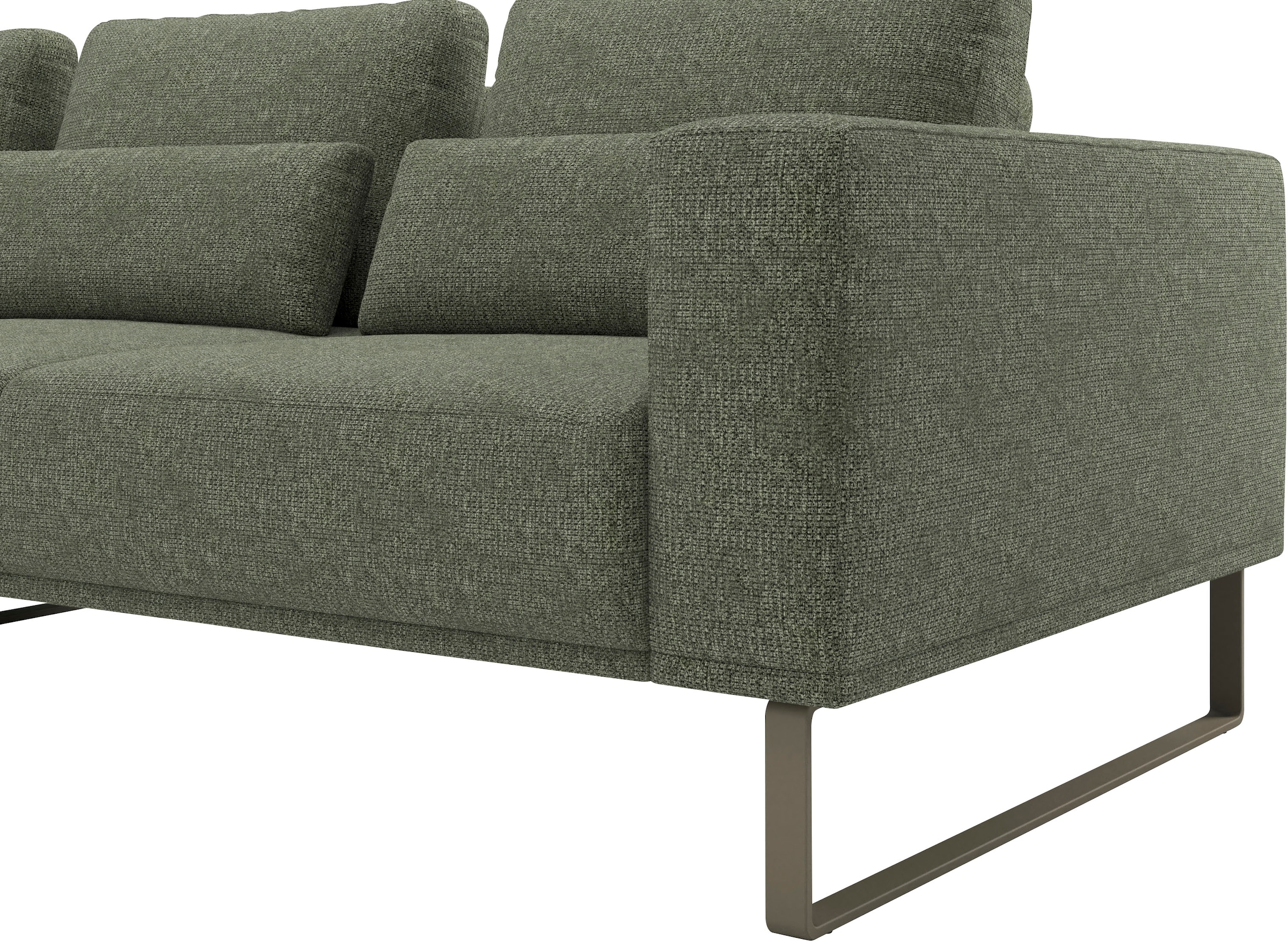 Musterring Ecksofa »JUSTB! PM100, stilvoller Lounge-Komfort von Musterring« Kollektion Bettina Zimmermann, optionaler Sitzvorzug & Fuß-Auswahl