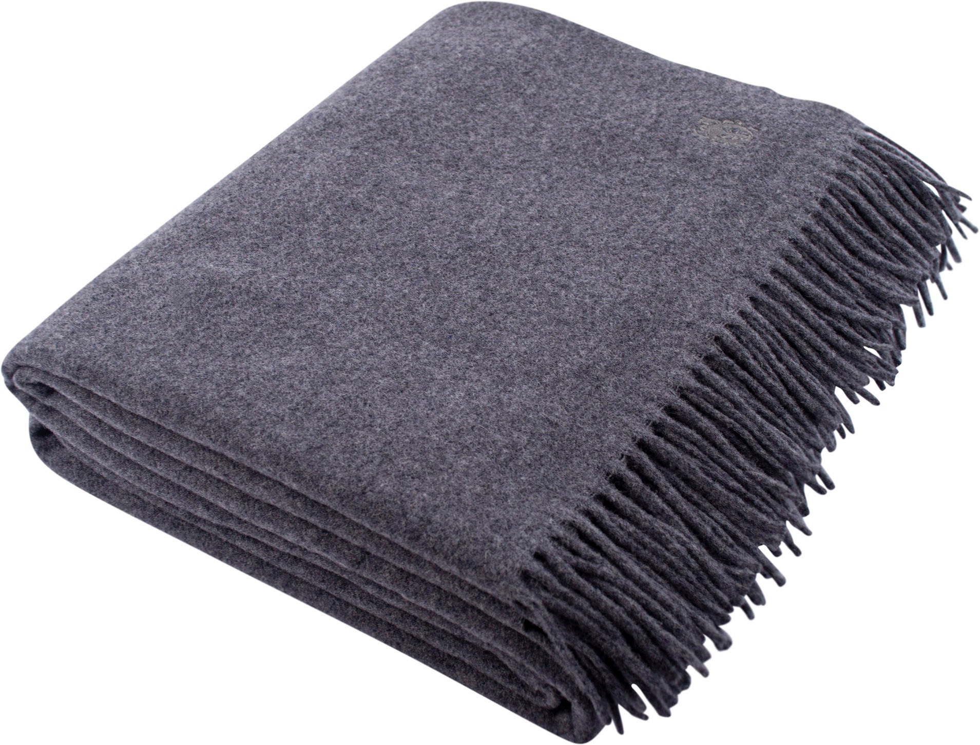 ZOEPPRITZ1828 Wohndecke "Since 1828 Lambswool" klassisch unifarbenes Plaid aus Schurwolle