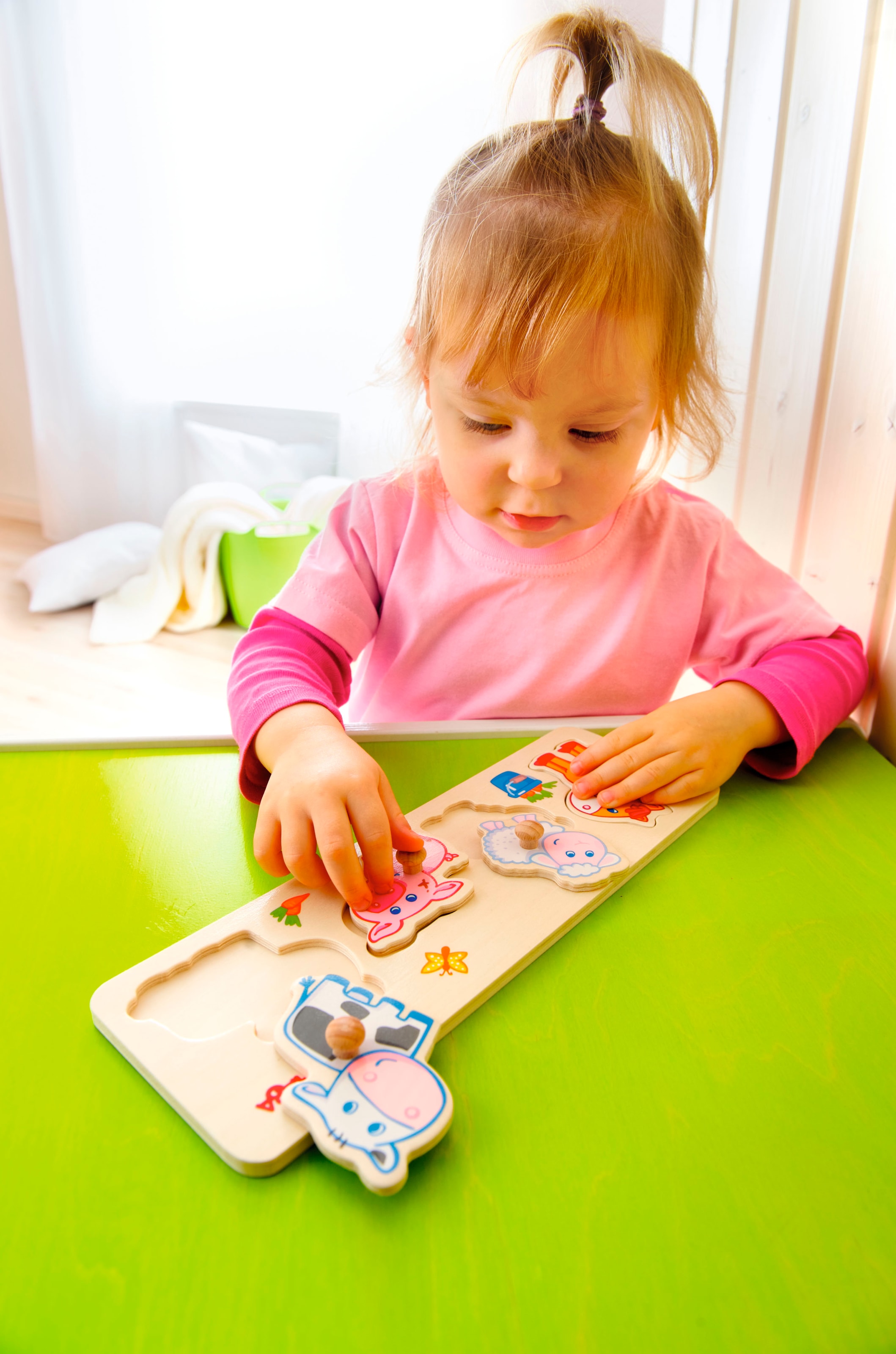 Haba Steckpuzzle »Greifpuzzle Bauernhof-Tierkinder«