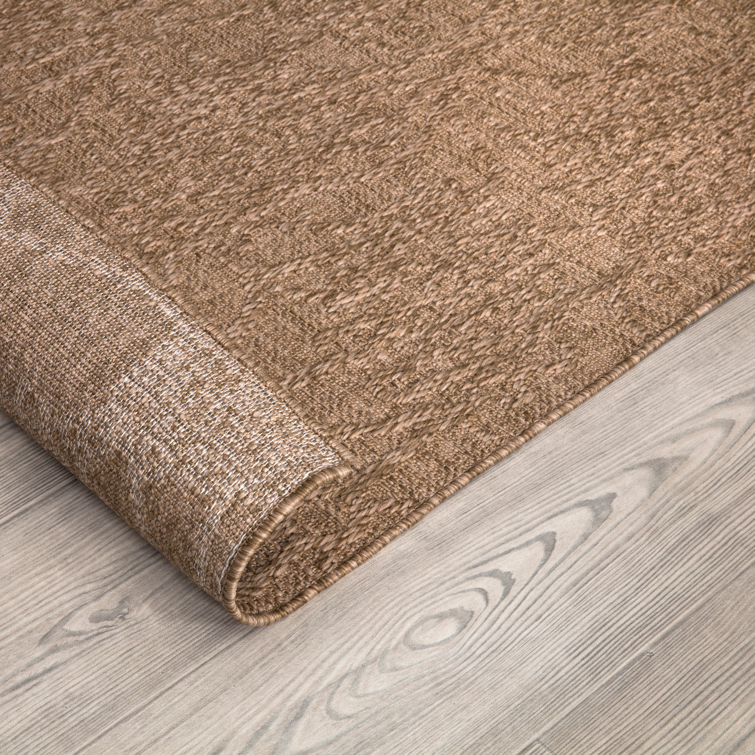 Paco Home Teppich "Rimini 411" rechteckig 4 mm Höhe Flachgewebe, Uni Farben günstig online kaufen