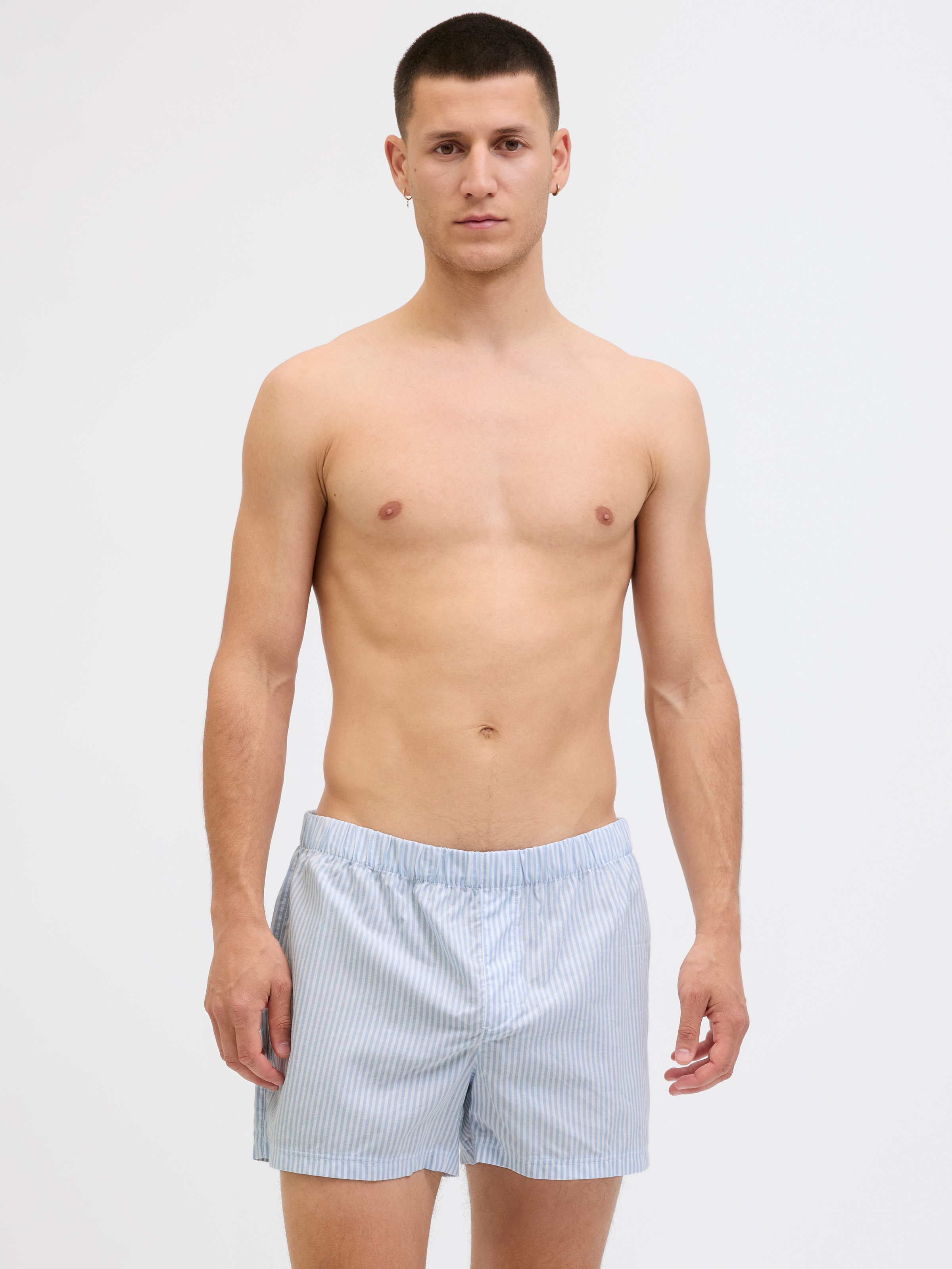 Thumbnail - Jack & Jones Boxershorts "JACMILANO WOVEN BOXERS 3 PACK NOOS" Packung, 3 Stk. Baumwolle, elastisches Bündchen