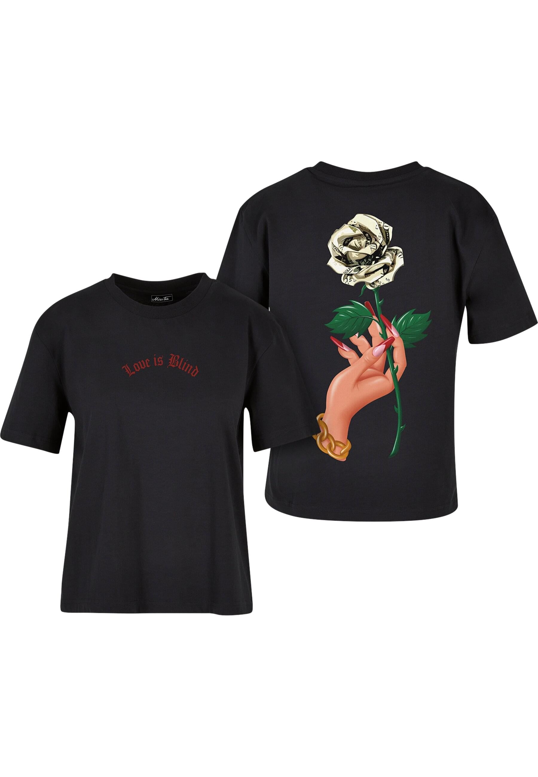 Miss Tee T-Shirt "Miss Tee Love is Blind Tee" 1 Stk. tlg. günstig online kaufen