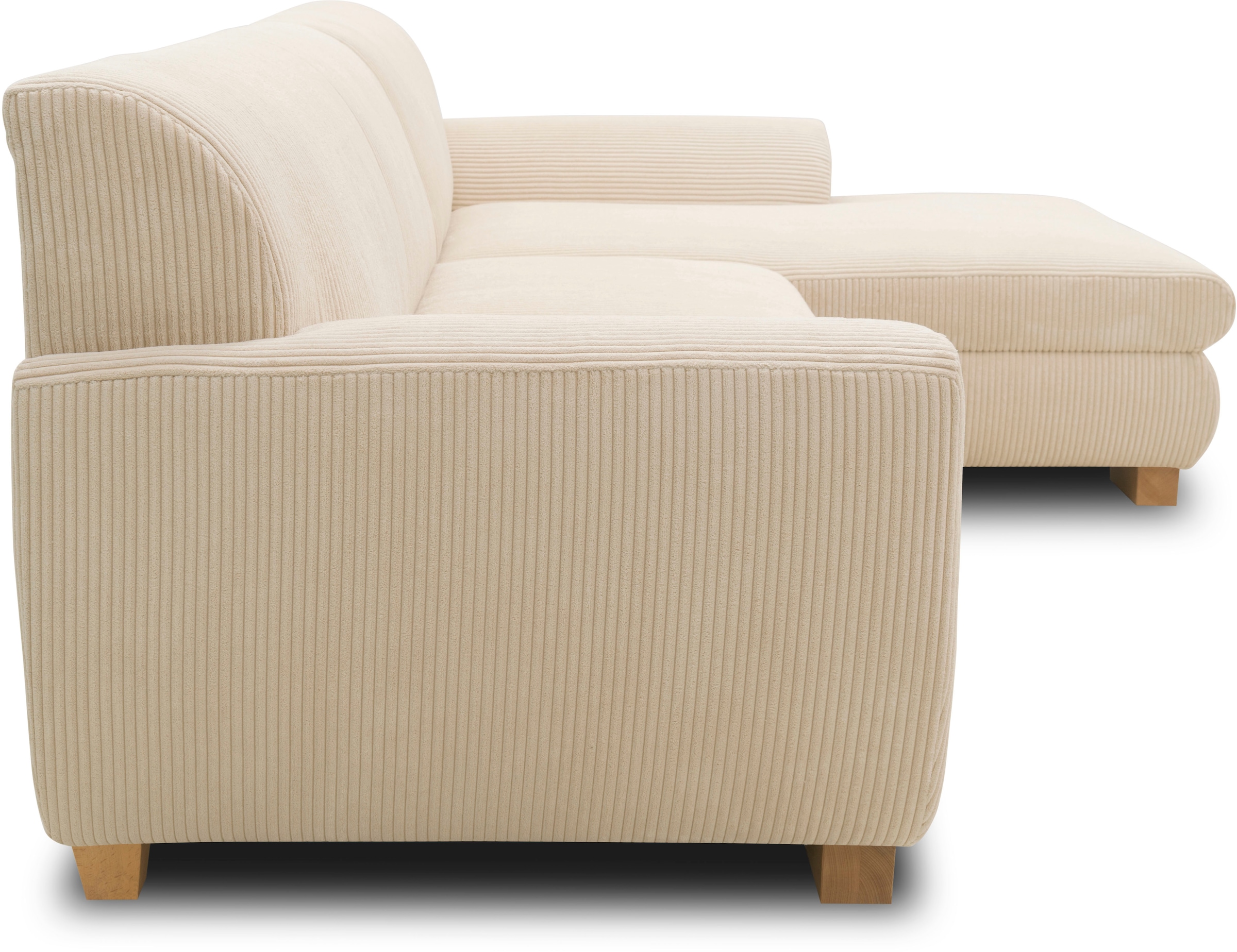Home affaire Ecksofa »Nika L-Form«, wahlweise mit Bettfunktion, auch in Cord