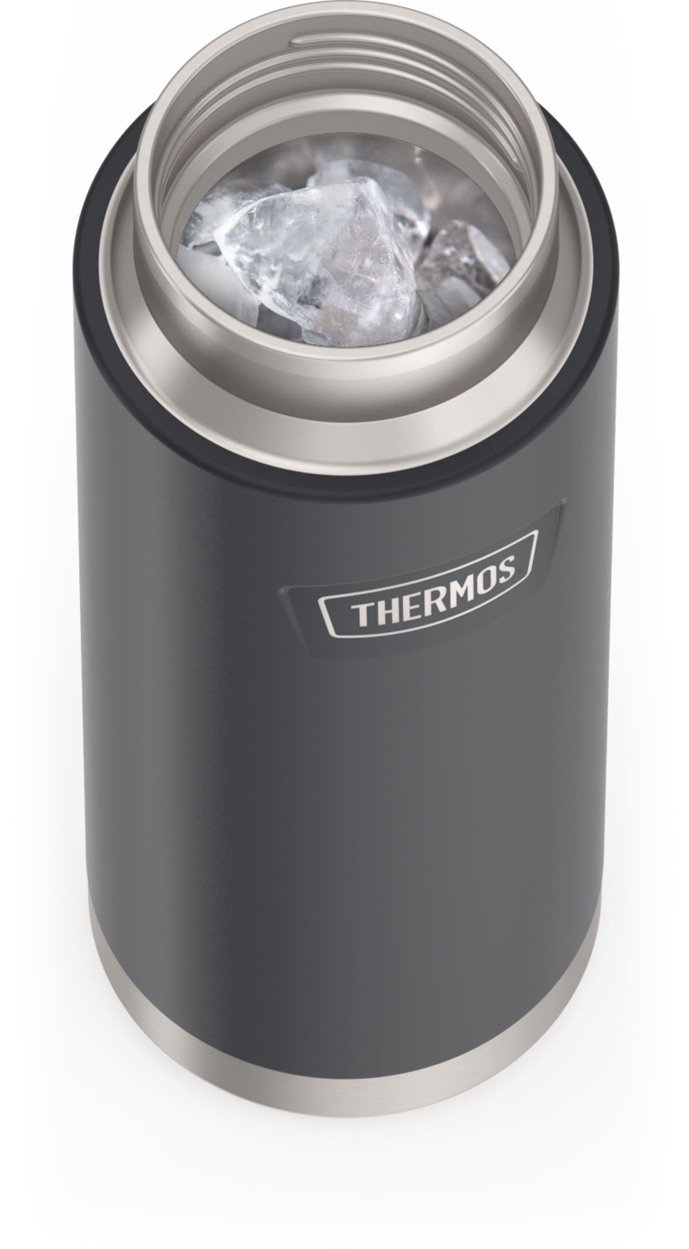 THERMOS Isolierflasche »ICON WATER BOTTLE, Edelstahlkörper, spülmaschinenfest« 0,71l, 12h kalt, schappsicher mit einklappbarem Flip-Strohalm