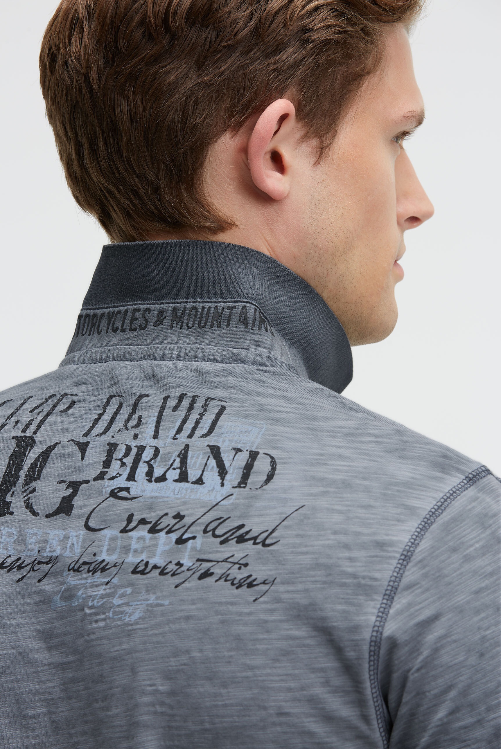CAMP DAVID Poloshirt, mit Vintage-Waschung