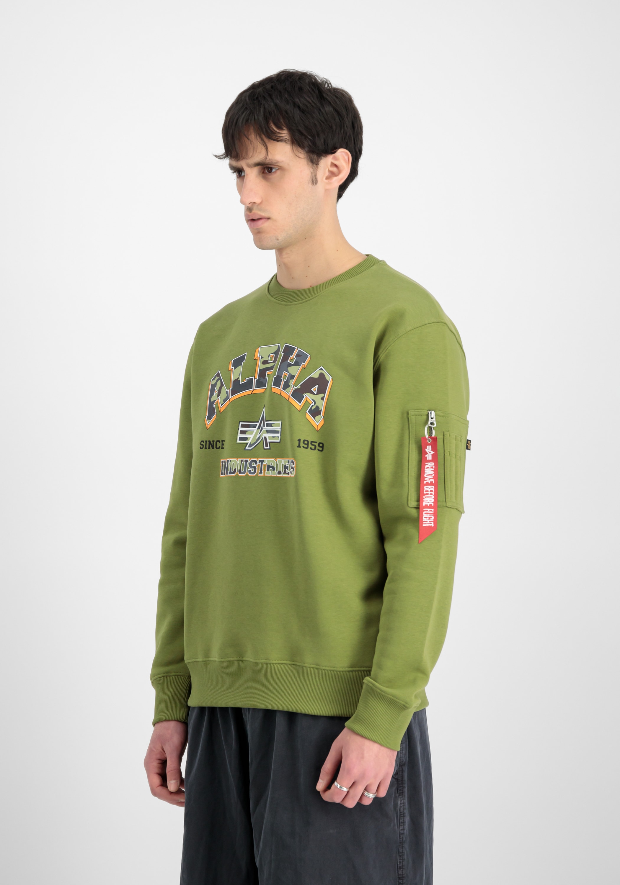 Alpha Industries "College Camo Sweatshirt"