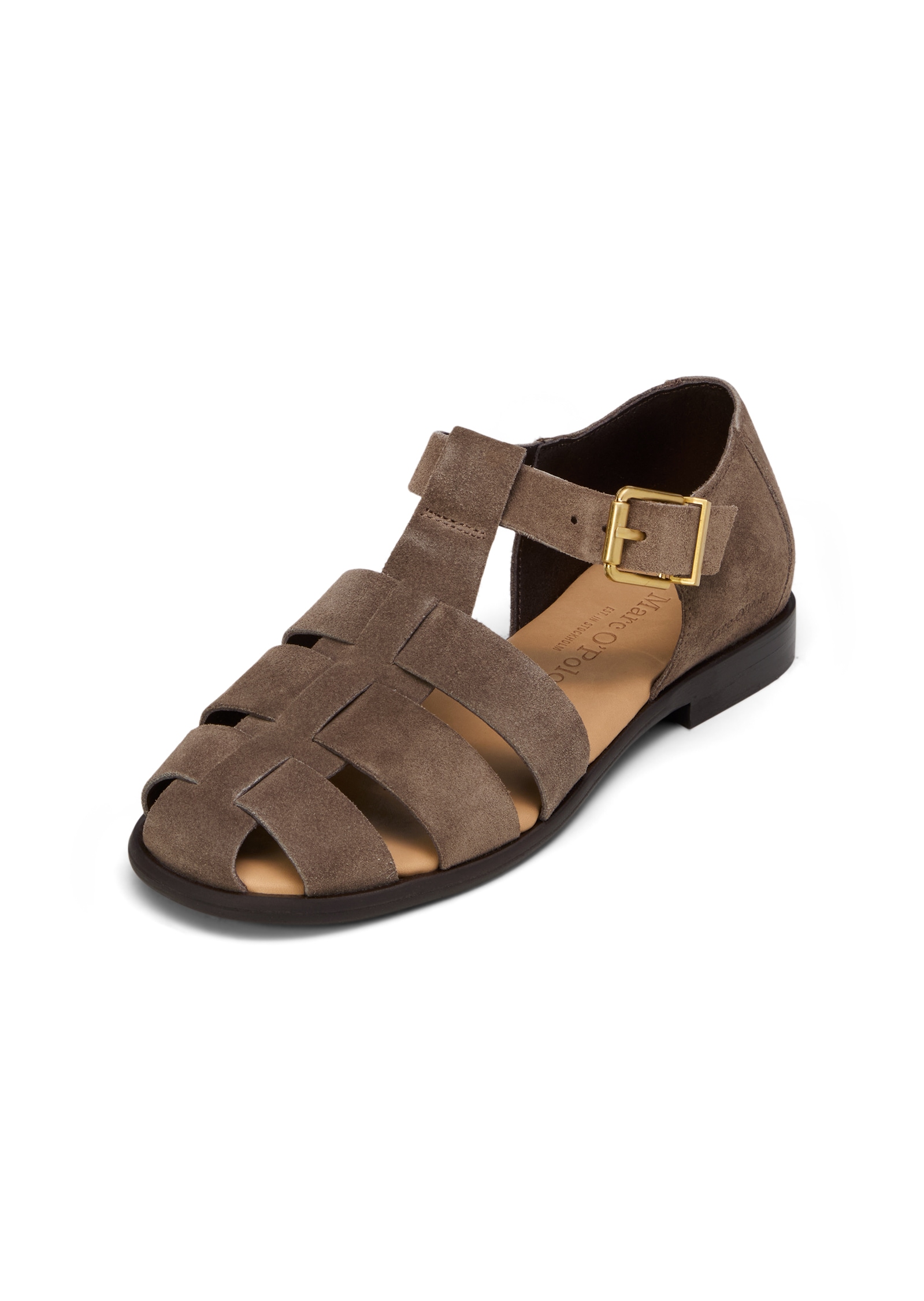 Marc O'Polo Sandale »aus softem Veloursleder«