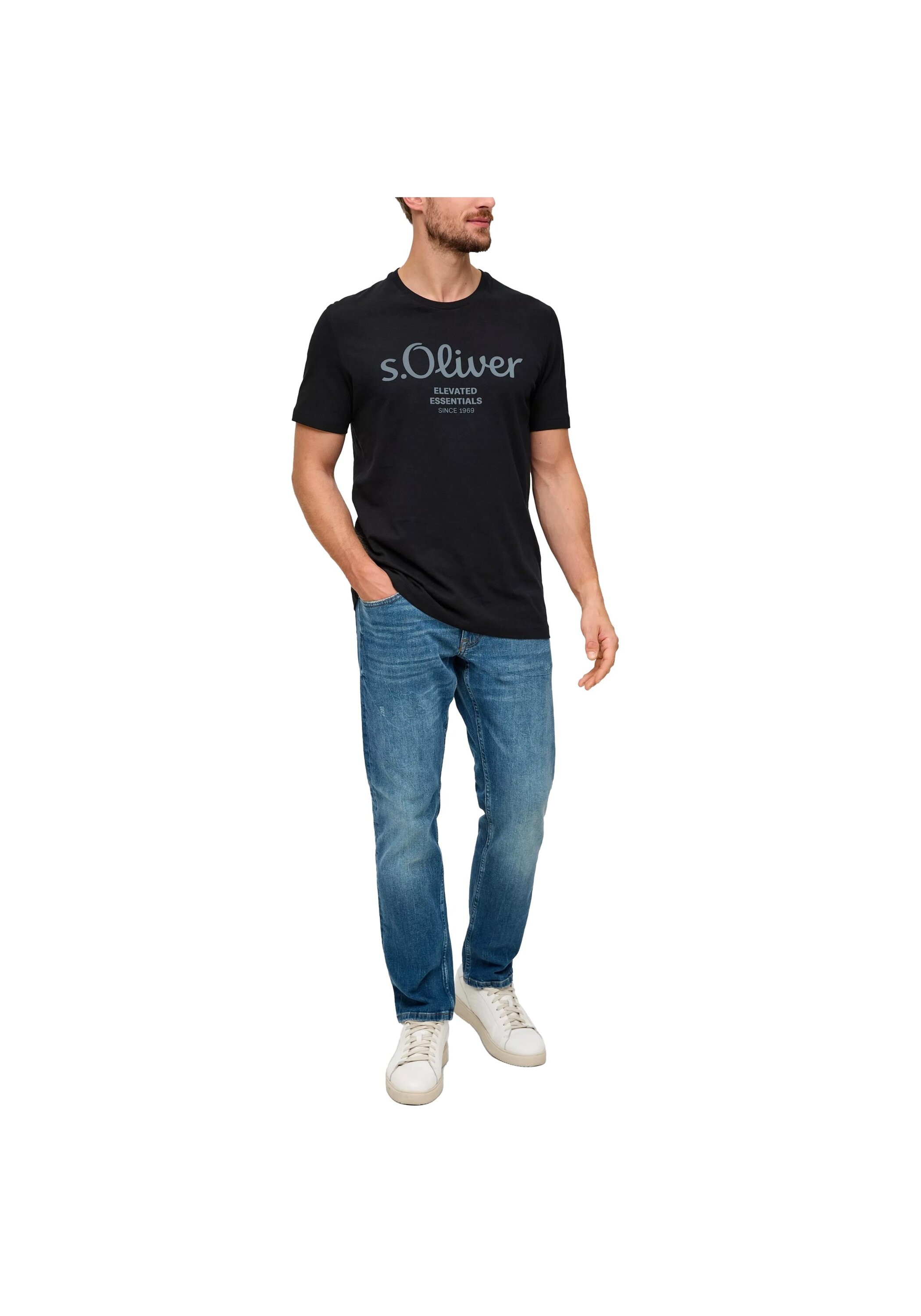 s.Oliver T-Shirt »T-Shirt Logo T-Shirt 1er Pack«