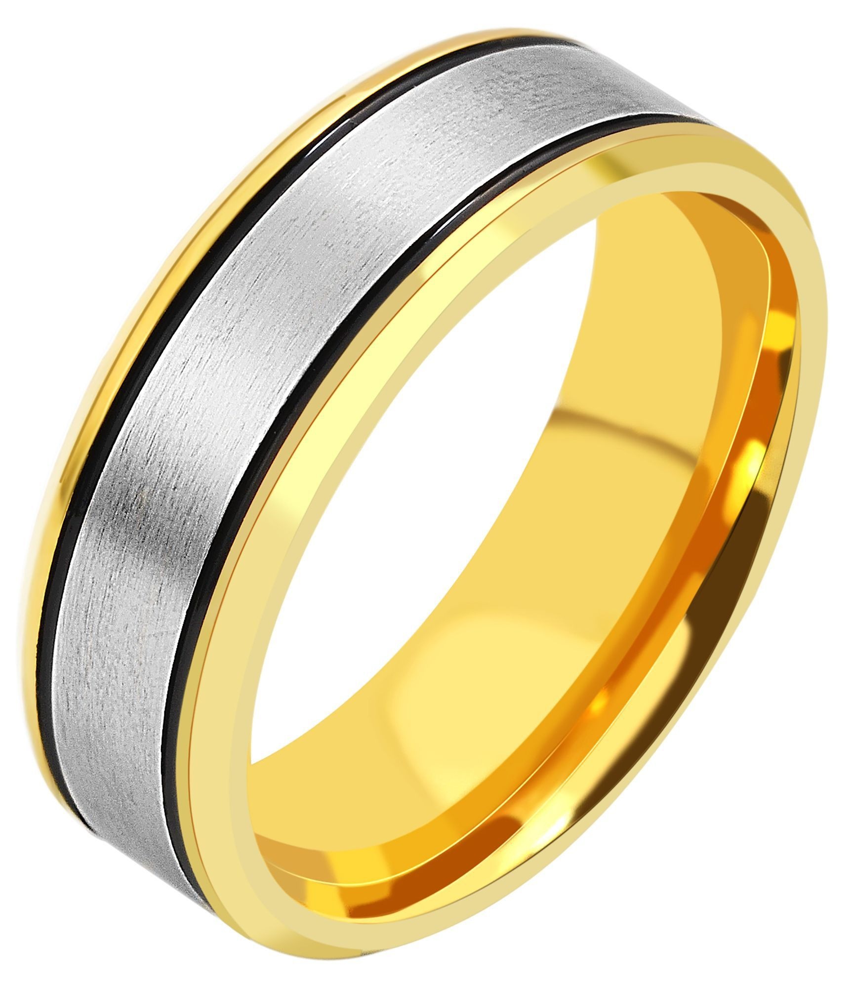 Adelia´s Fingerring »Herren Ring aus Edelstahl«