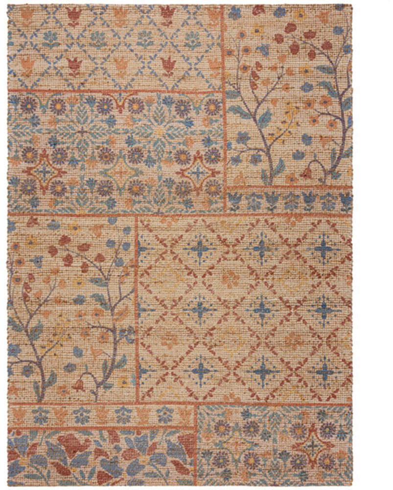 FLAIR RUGS Teppich »RILEY BLOCK GEO«, rechteckig, 2 mm Höhe, Riley Block Geometrischer Läufer Teppich