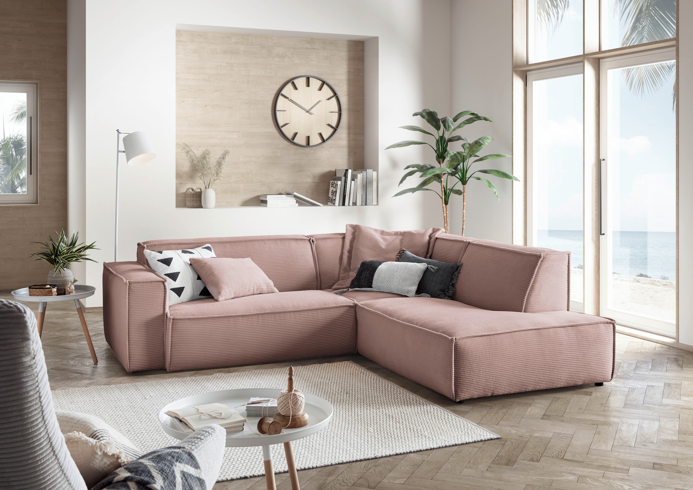 3C Candy Ecksofa "Matteo in elegant, kubischer Formensprache, bequem, L-For günstig online kaufen