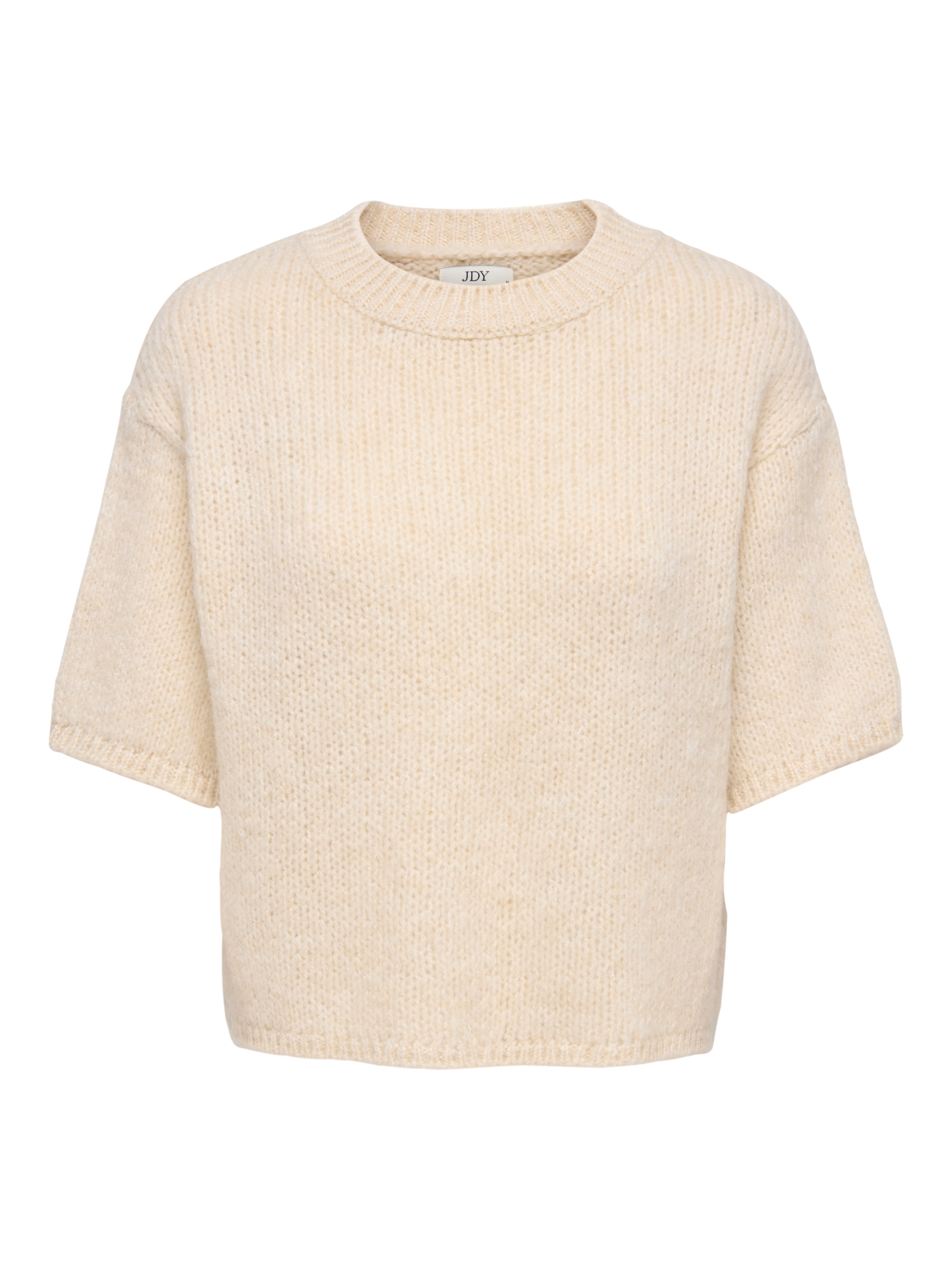 JDY Strickpullover »JDYLINEA S/S PULLOVER O-NECK KNT NOOS« Kunstfaser, Knit Fit