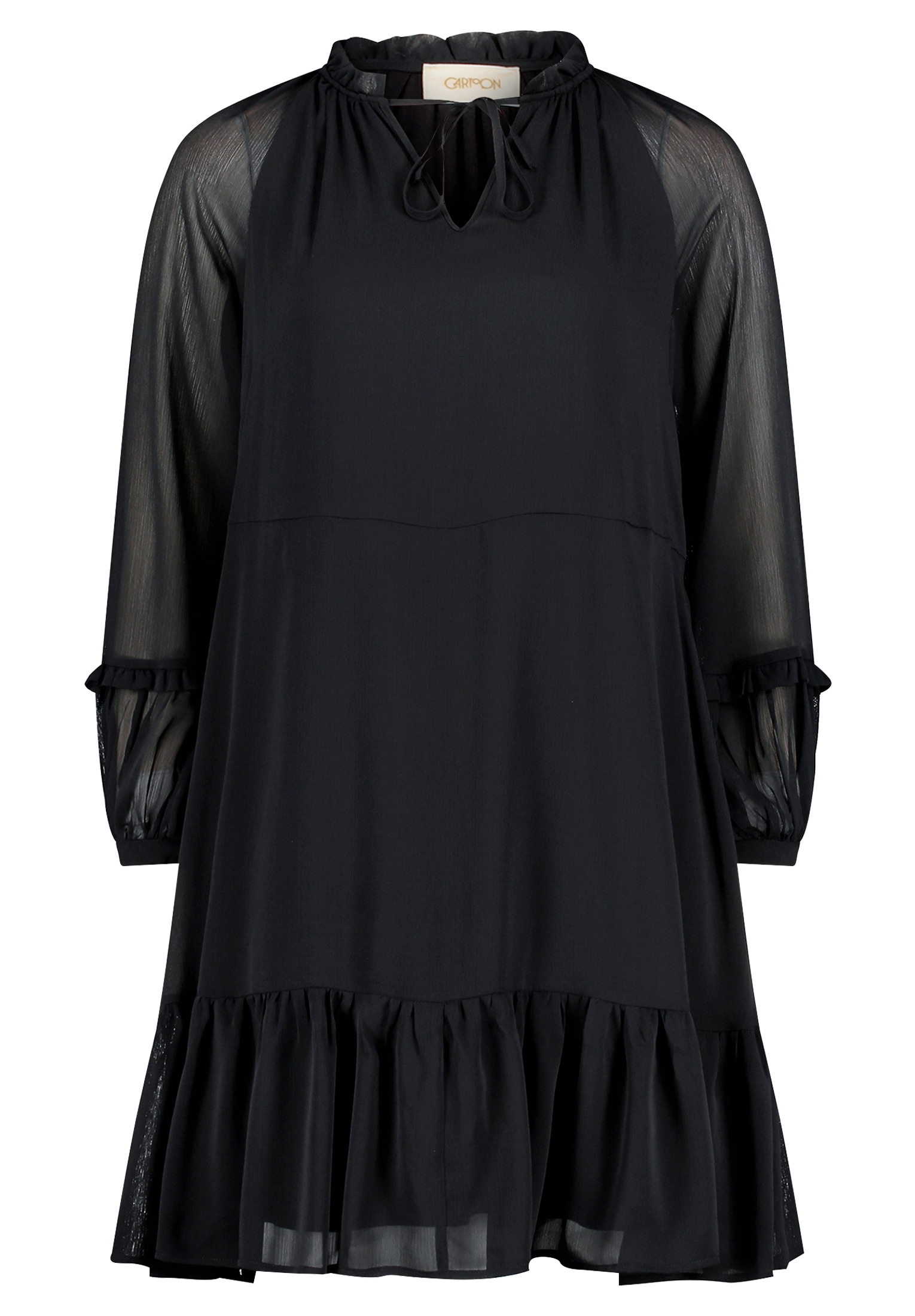 Cartoon Chiffonkleid »Cartoon Chiffonkleid mit Stufen«, Design