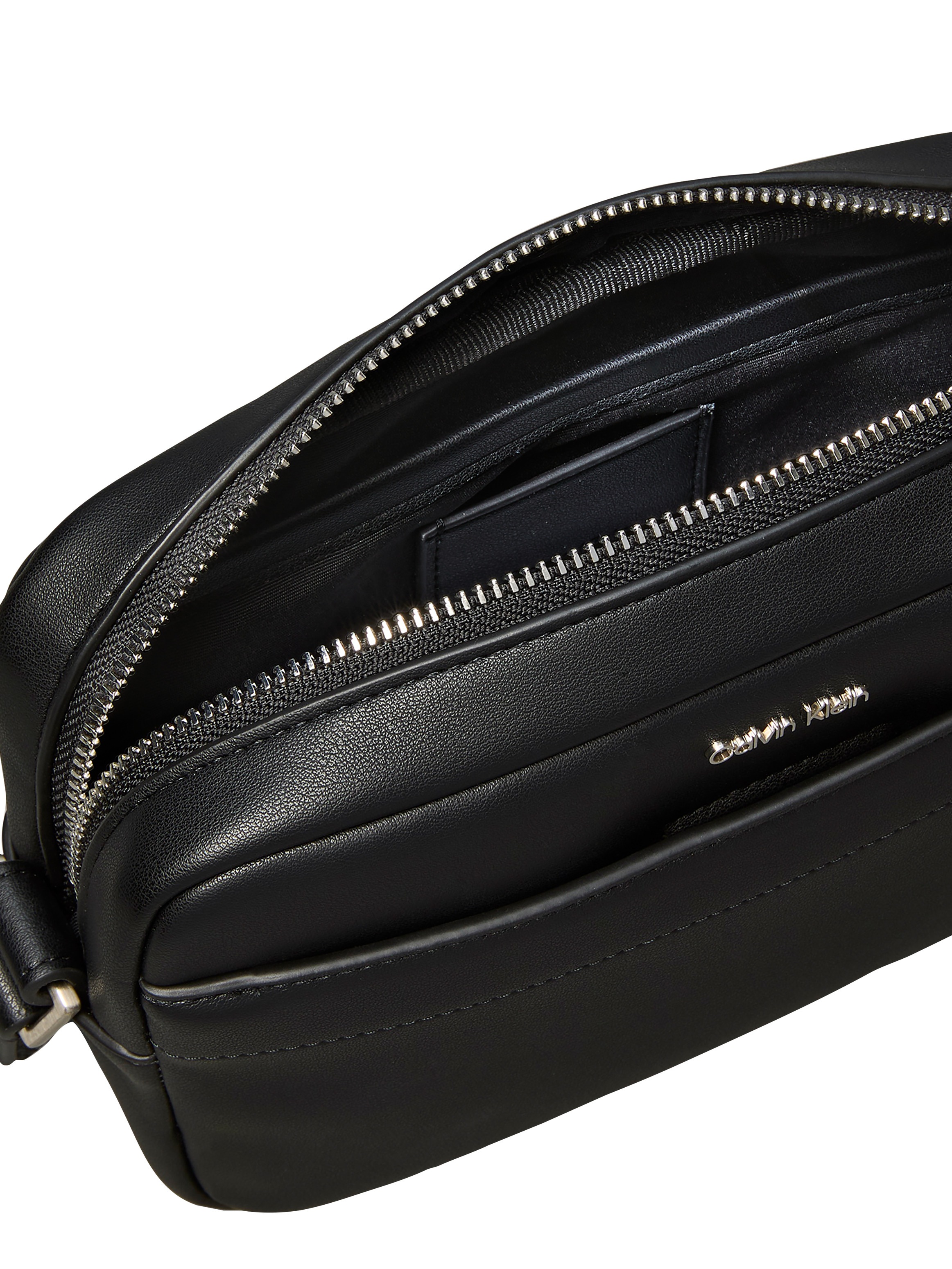 Calvin Klein Kulturbeutel »RAISED POUCH W/ HANDLE« Unisex Minibag, Hygienebeutel mit praktischer Handschlaufe