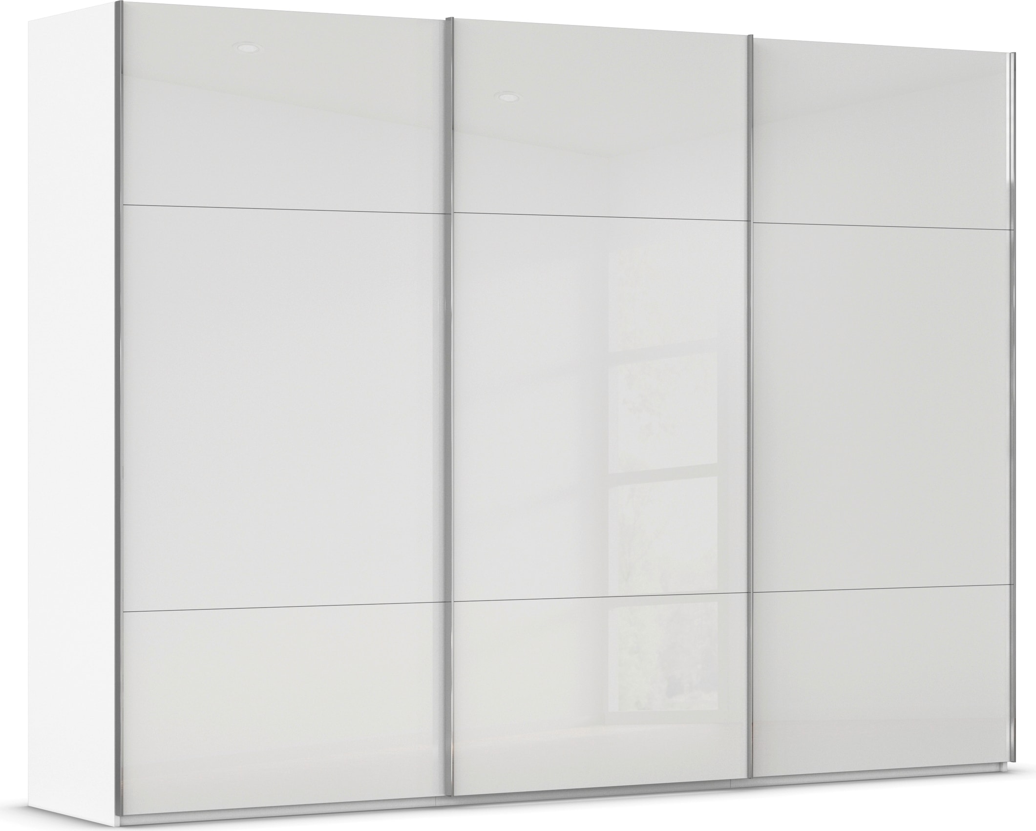rauch Schwebetürenschrank "Kleiderschrank Schrank Garderobe Schlafzimmerschrank CONTIDO" 3 verschiedene Ausstattungen BASIC/CLASSIC/PREMIUM, aus hochwertigem Material in 6 Breiten 2 Griff-Farben MADE IN GERMANY