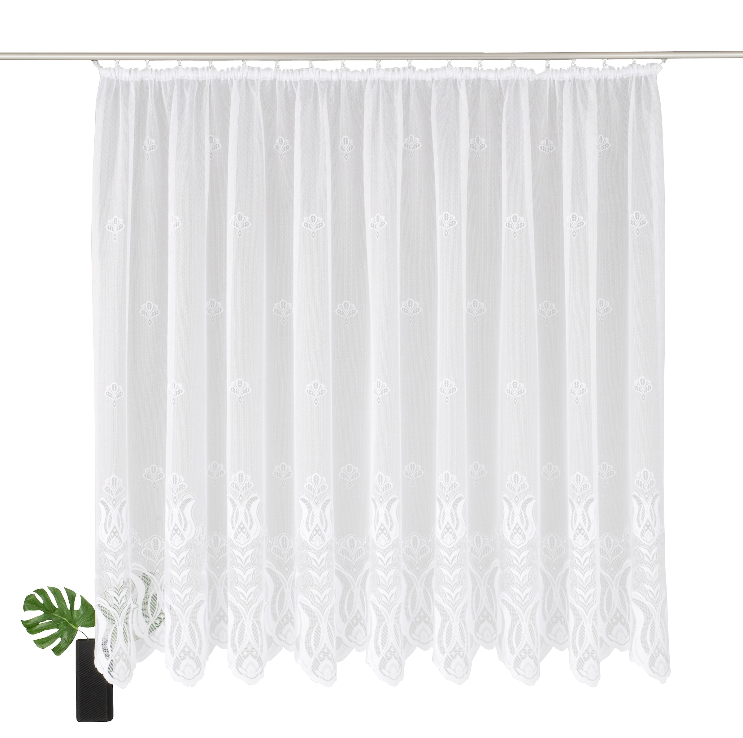 Weckbrodt Gardine "Aletta" Kräuselband 1 Stk. tlg. Jacquard, strukturiert, günstig online kaufen