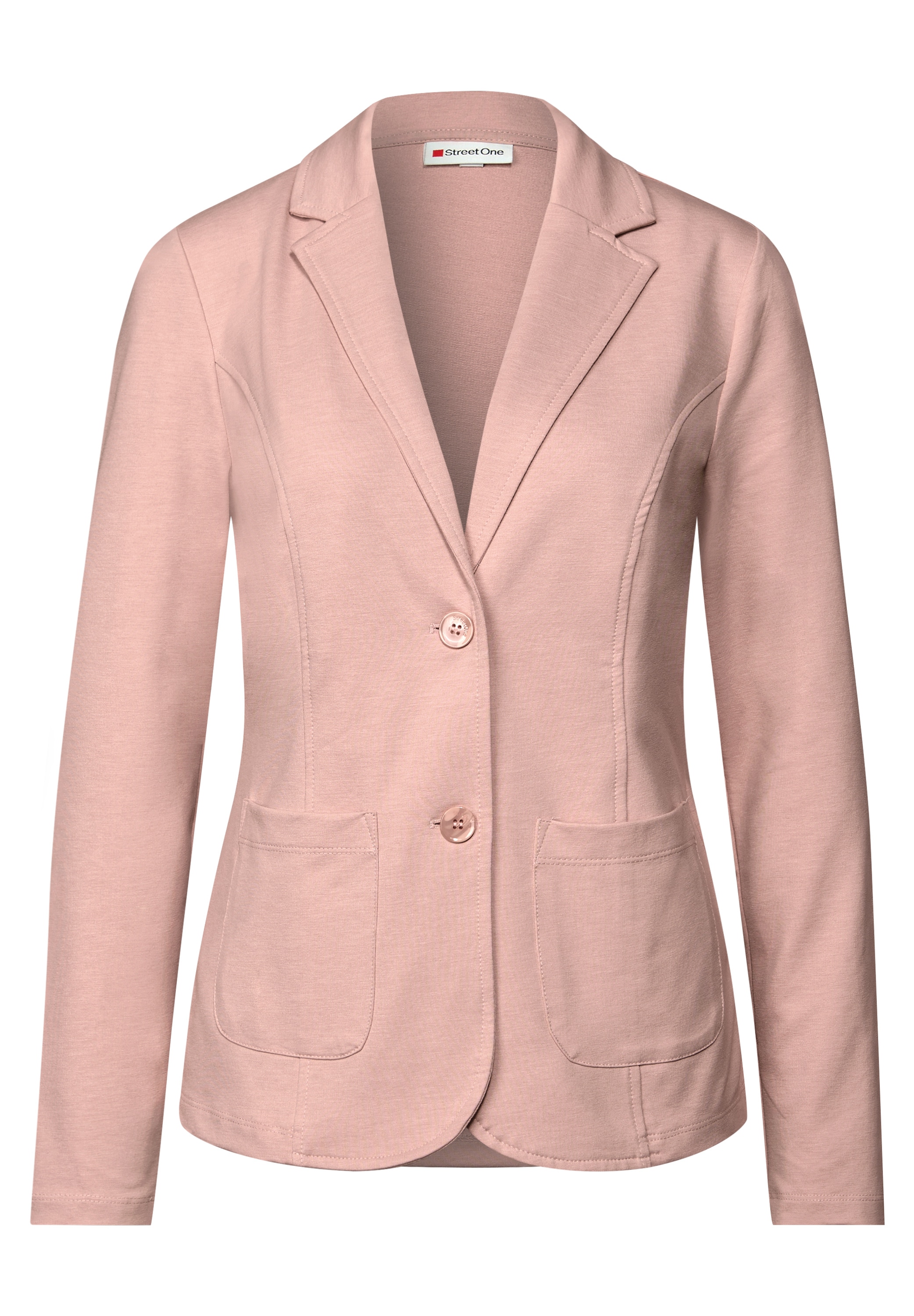STREET ONE Kurzblazer, aus Baumwolle mit Stretchanteil