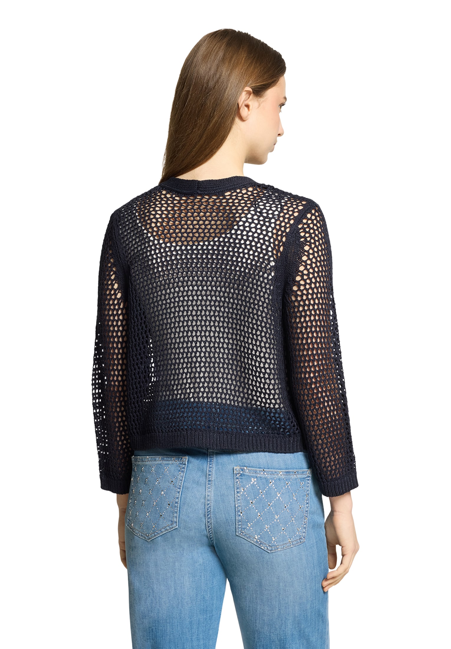 Betty Barclay Strickjacke »Damen mit Lochmuster« 1 tlg.