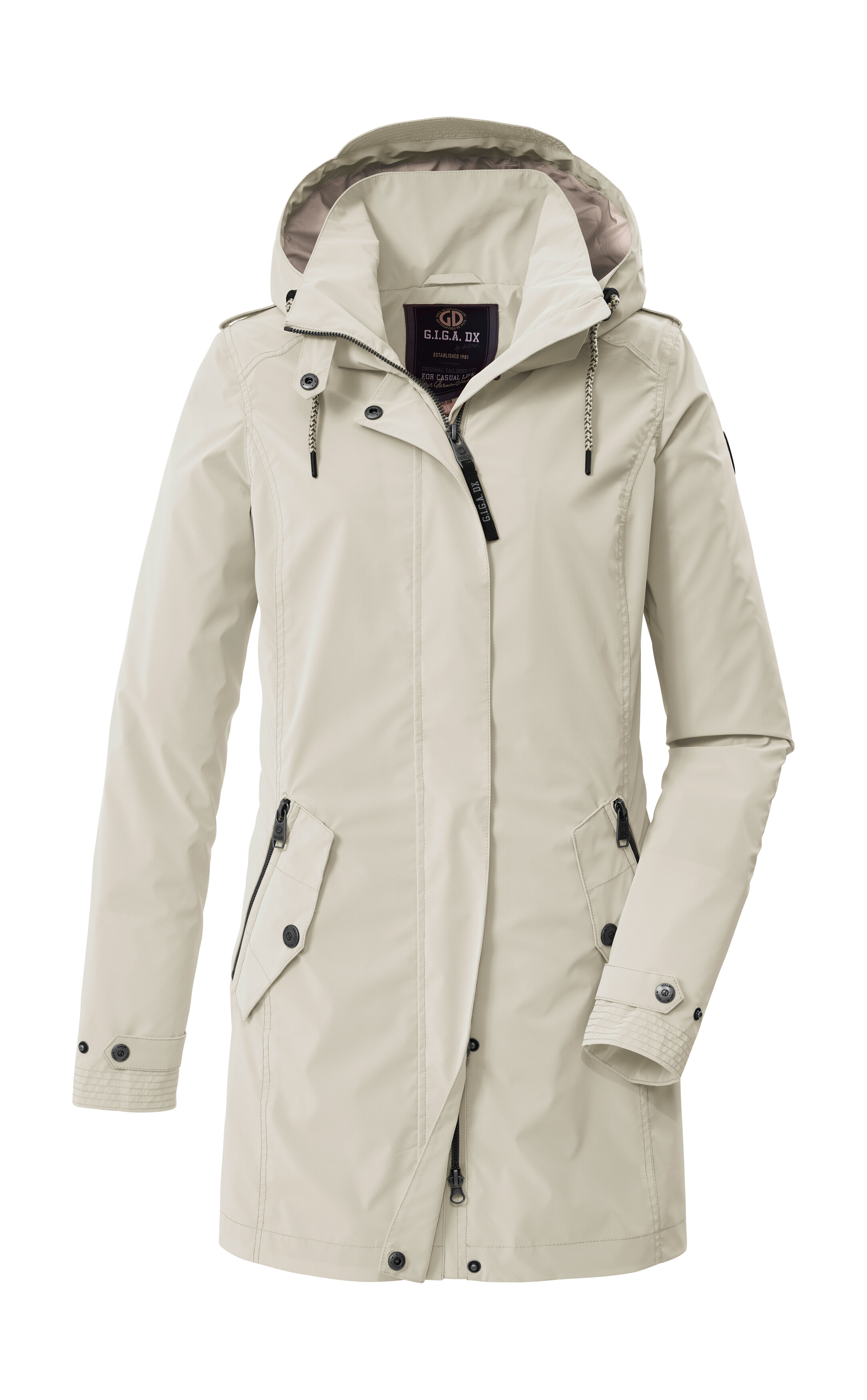 G.I.G.A. DX by killtec Parka "GS 94 WMN PRK" Funktionsparka mit verstellbarer Kapuze und Autolock-Reißverschluss
