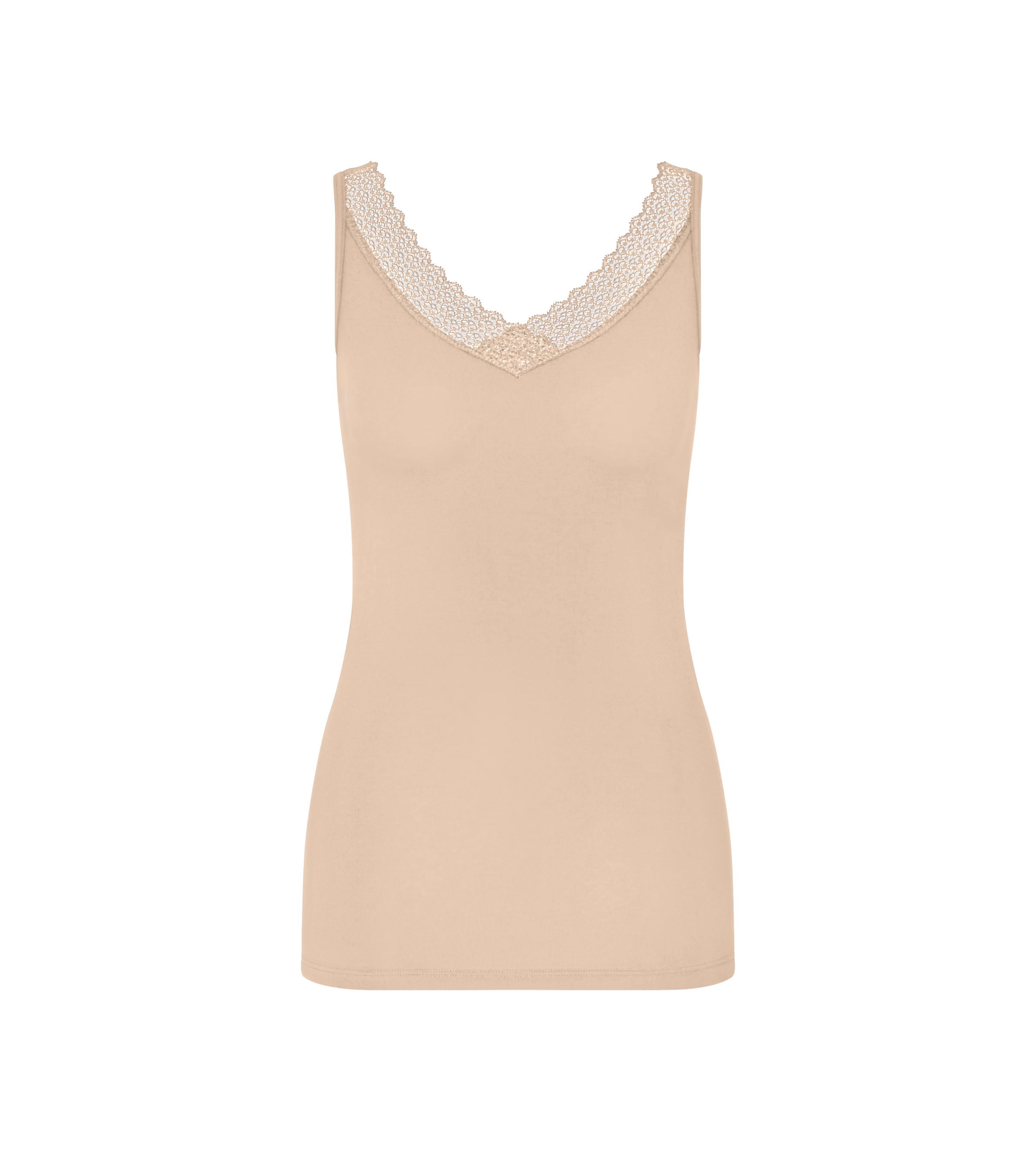 Triumph Tanktop "Feel of Modal" seidenweich, V-Ausschnitt mit Verzierung, s günstig online kaufen