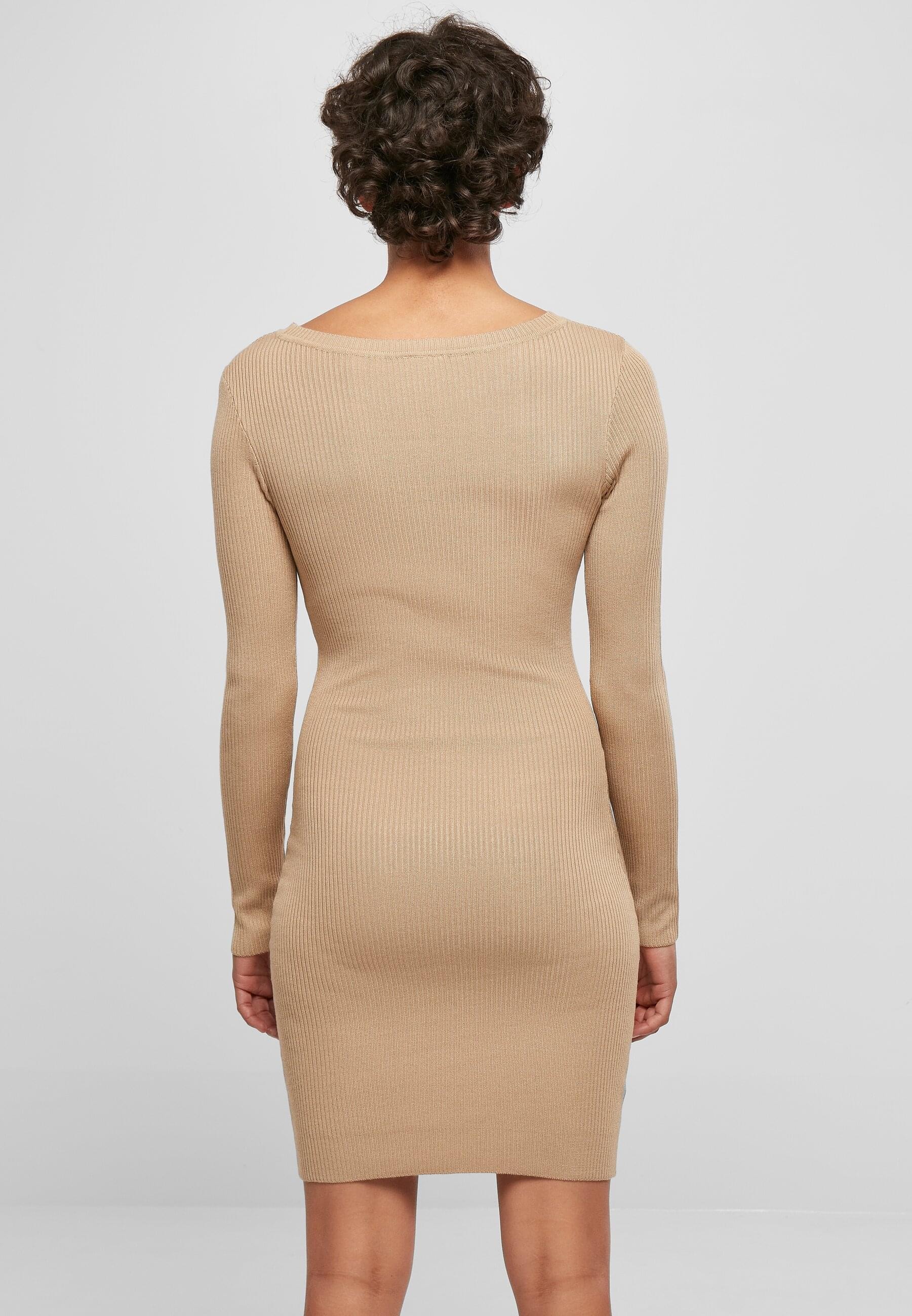 URBAN CLASSICS Shirtkleid »Urban Classics Damen Ladies Cut Out Dress«, (1 tlg.)