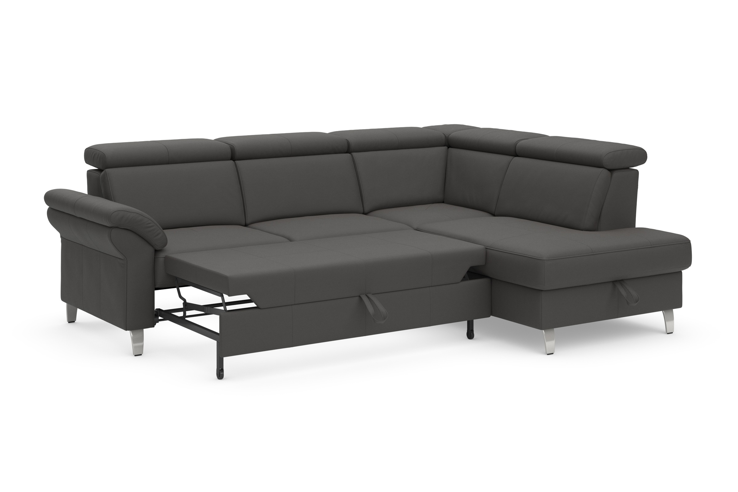 sit&more Ecksofa, inklusive Kopfteilverstellung, wahlweise mit Bettfunktion und Bettkasten