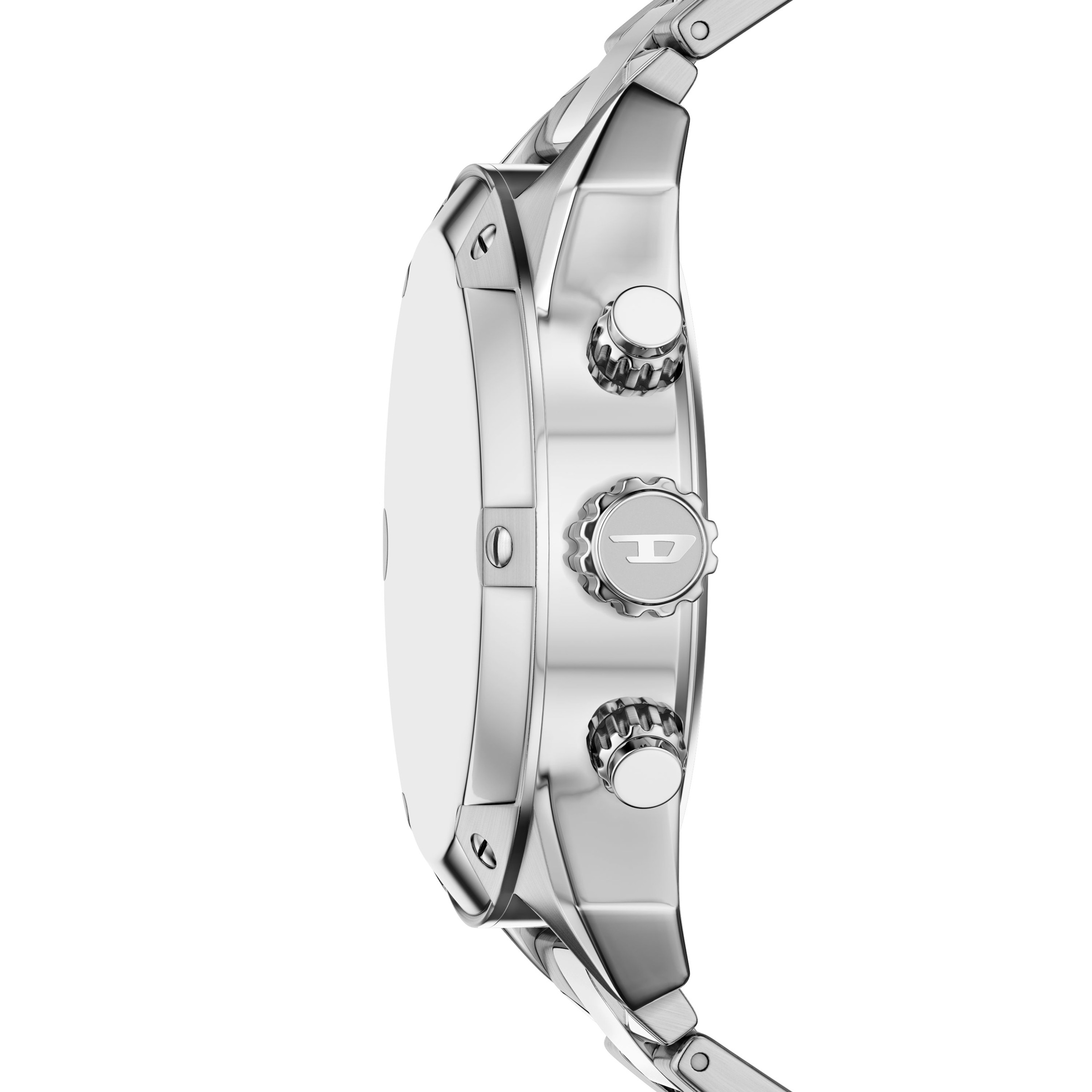 Diesel Chronograph »Spiked« Quarzuhr, Armbanduhr, Herrenuhr, Edelstahlarmband, analog, Tag