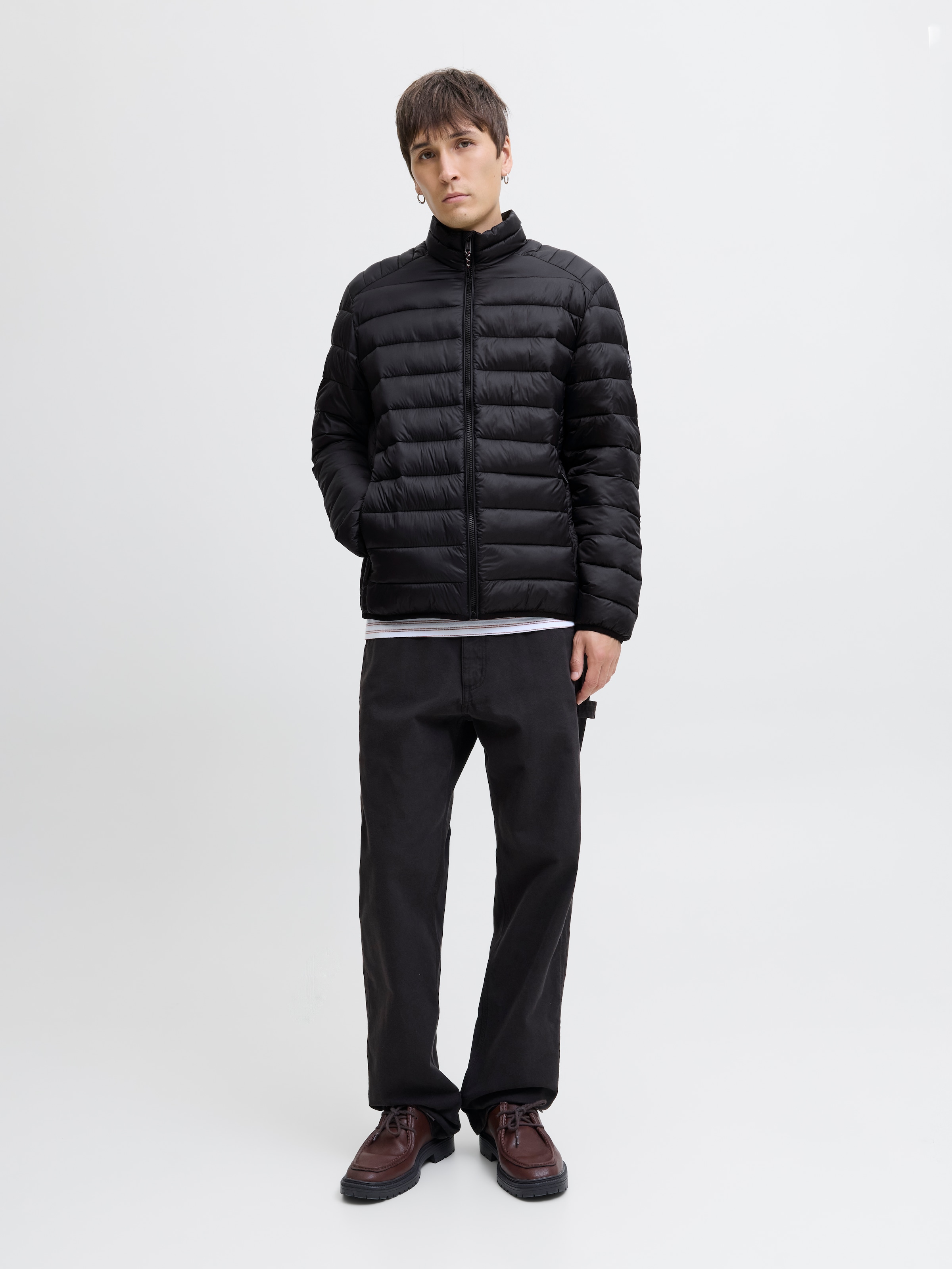 Jack & Jones Steppjacke »JJEBRADLEY LIGHT PUFFER COLLAR NOOS«, ohne Kapuze