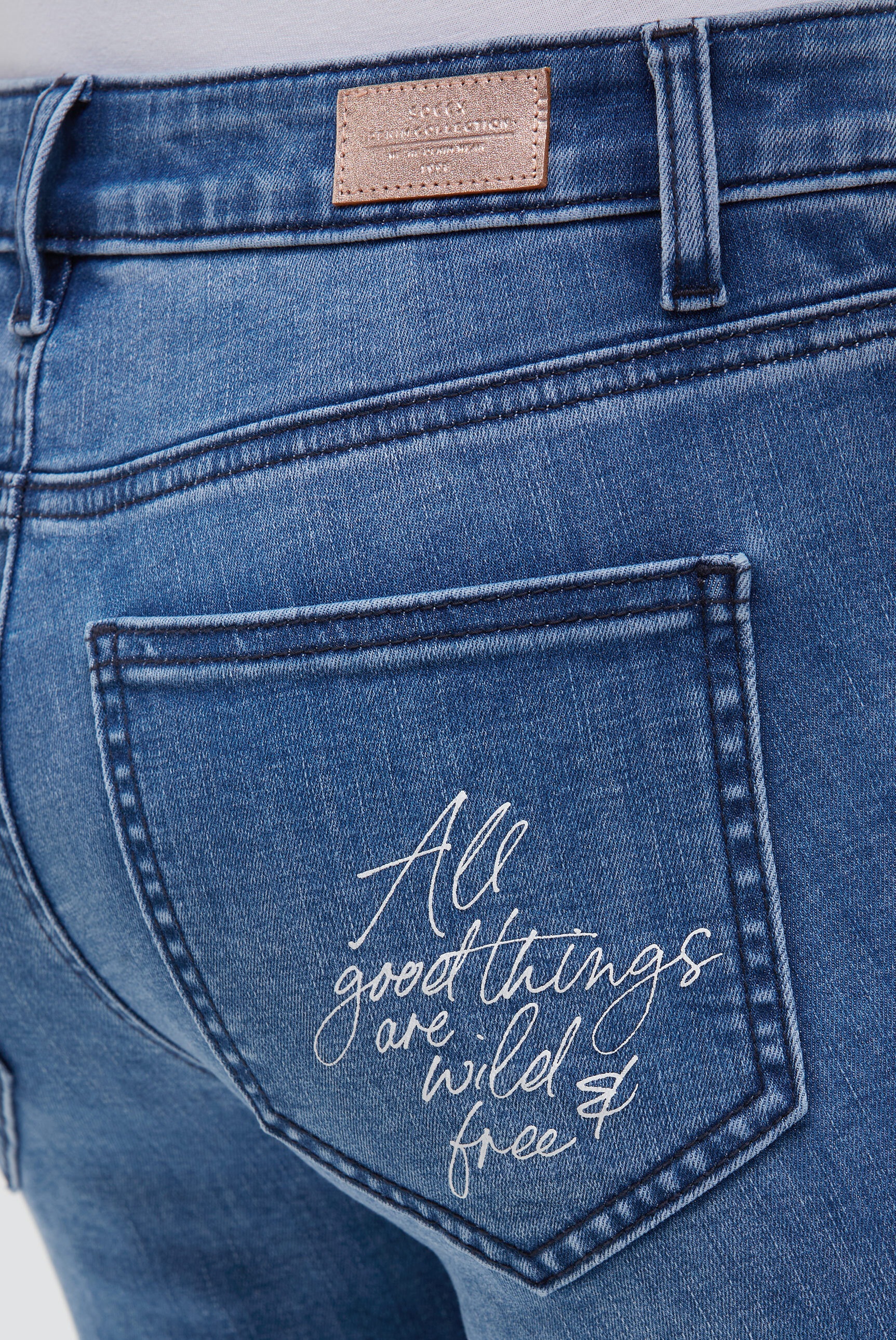 SOCCX Slim-fit-Jeans mit normaler Leibhöhe