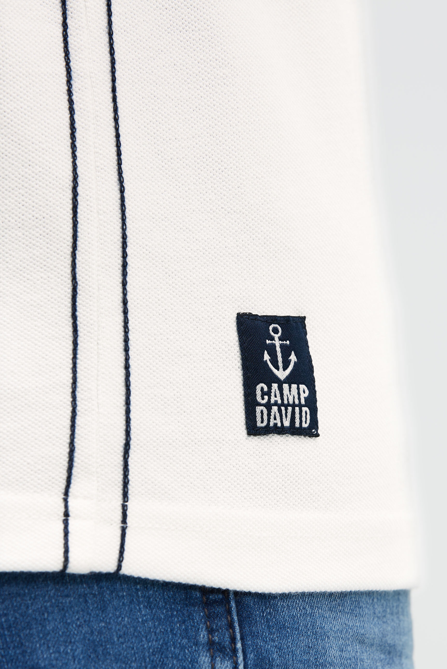 CAMP DAVID Poloshirt aus Baumwolle