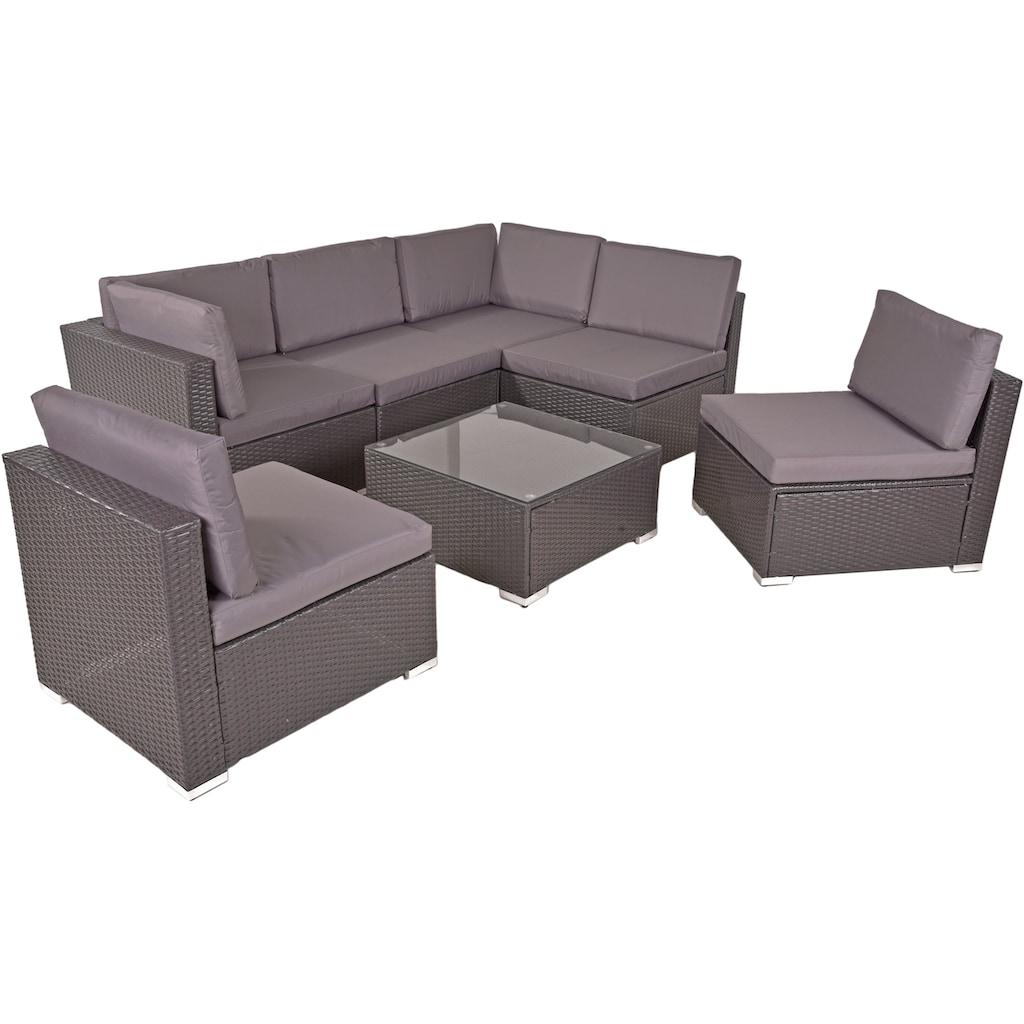 Garden Pleasure Gartenlounge-Set »SANSIBAR«, (7 tlg.)