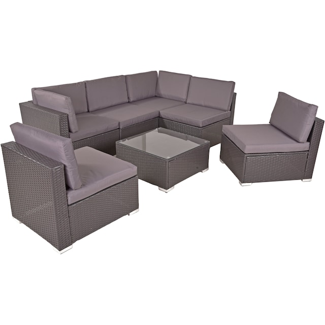 Garden Pleasure Gartenlounge-Set »SANSIBAR«, (7 tlg.) | BAUR