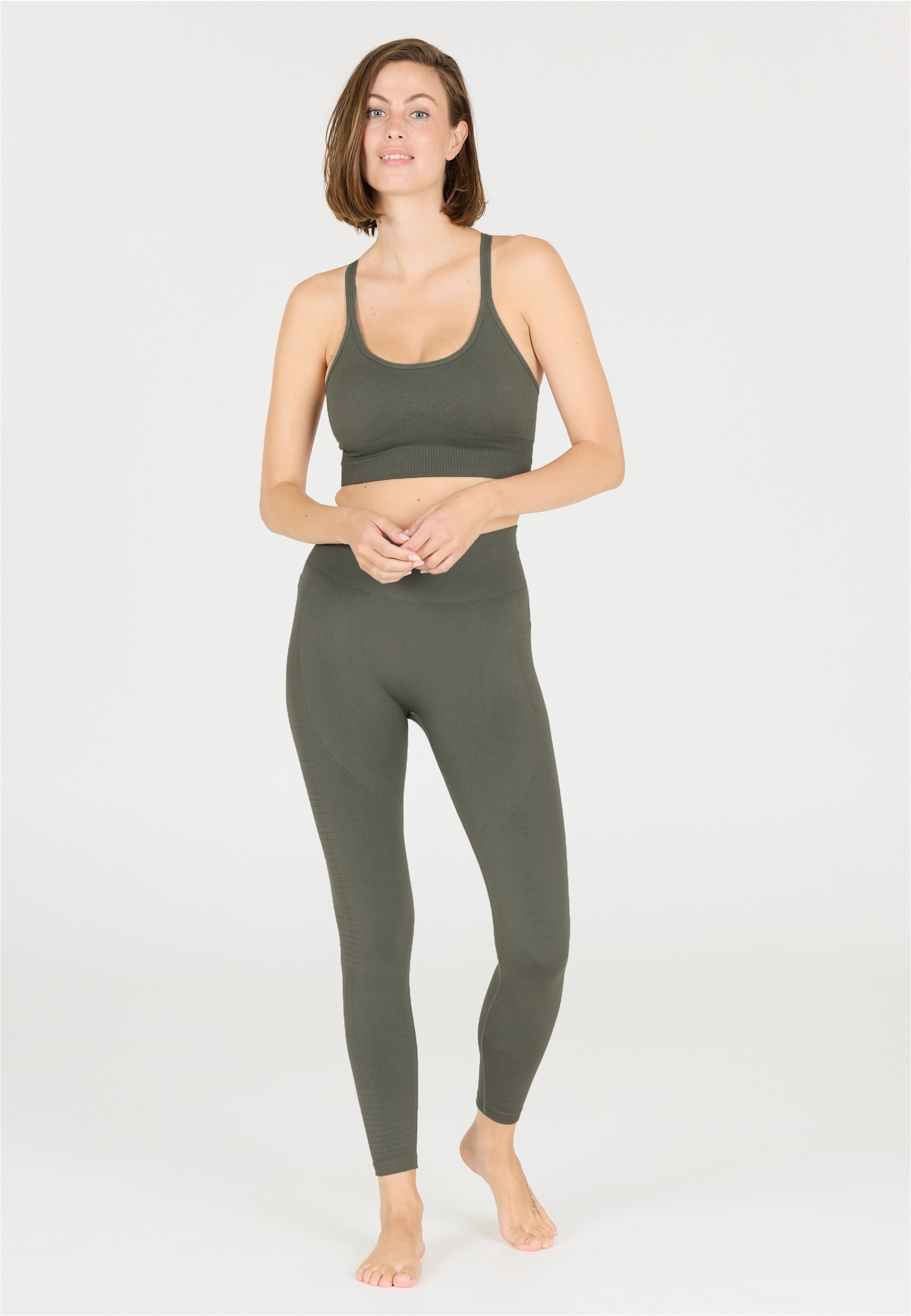ATHLECIA Funktionstights »NAGAR«, mit angesagtem High-Waist-Bund