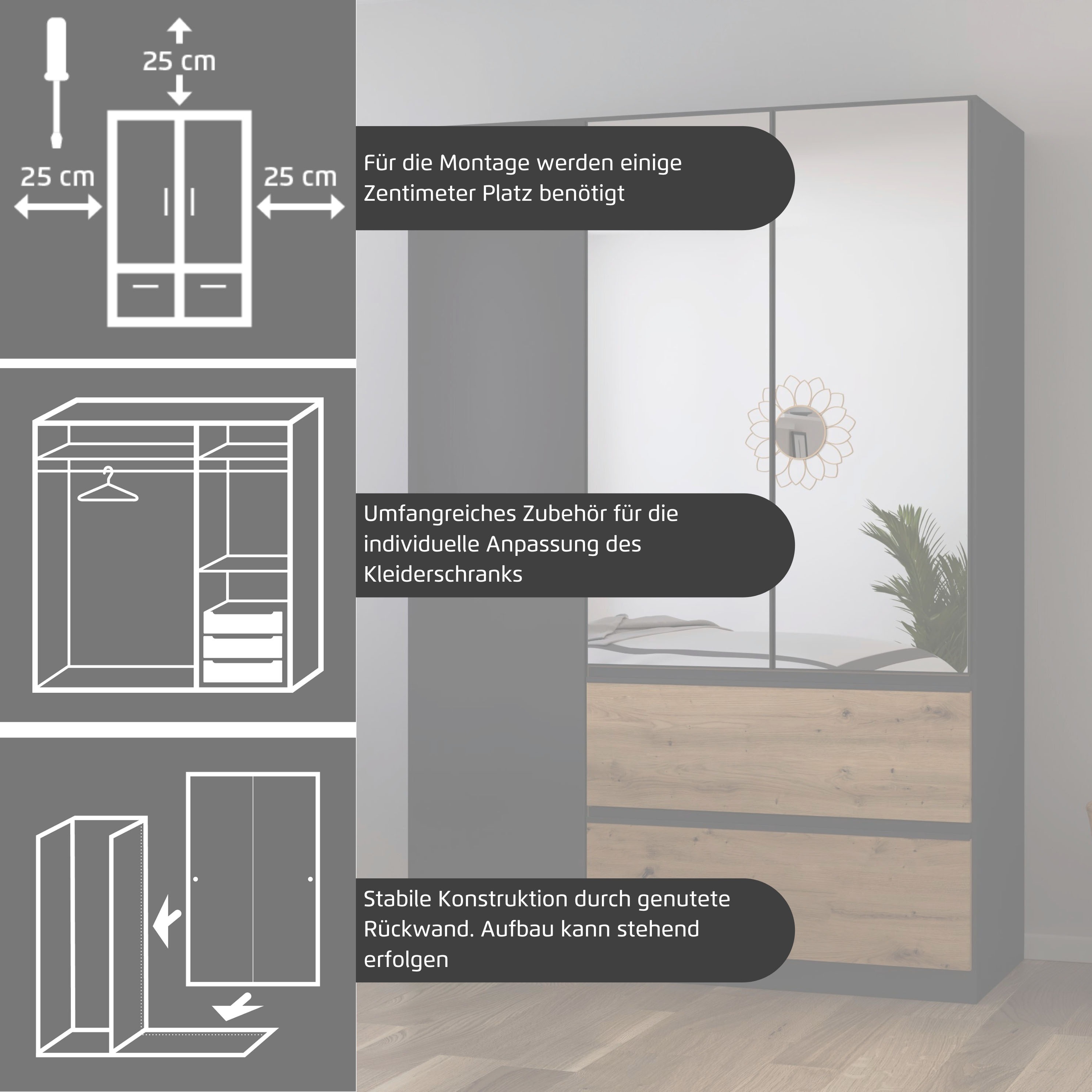Thumbnail - rauch Wandregal "Wandboard Regal Hängeregal JOEL" Belastbarkeit: 5kg, praktisches Wandregal Breite 92 cm MADE IN GERMANY