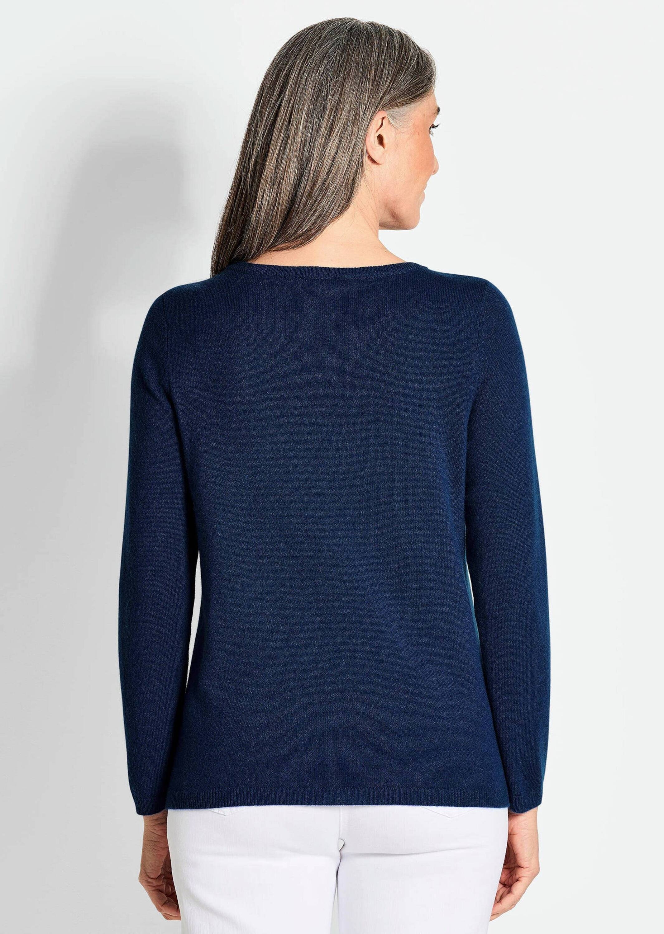 GOLDNER Strickpullover »Kaschmirpullover Kaschmirpullover mit U-Boot Ausschnitt«