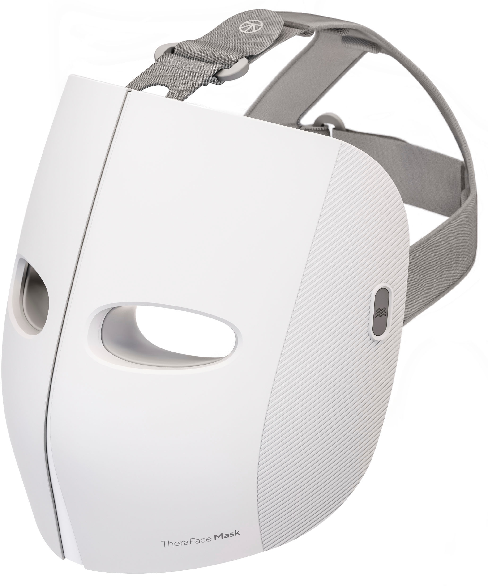 THERABODY LED-Gesichtsmaske "TheraFace Mask mit Vibrationstherapie", weiß, Kunststoff, B:18cm L:20cm, Lichttherapiegeräte, Verbesserung der