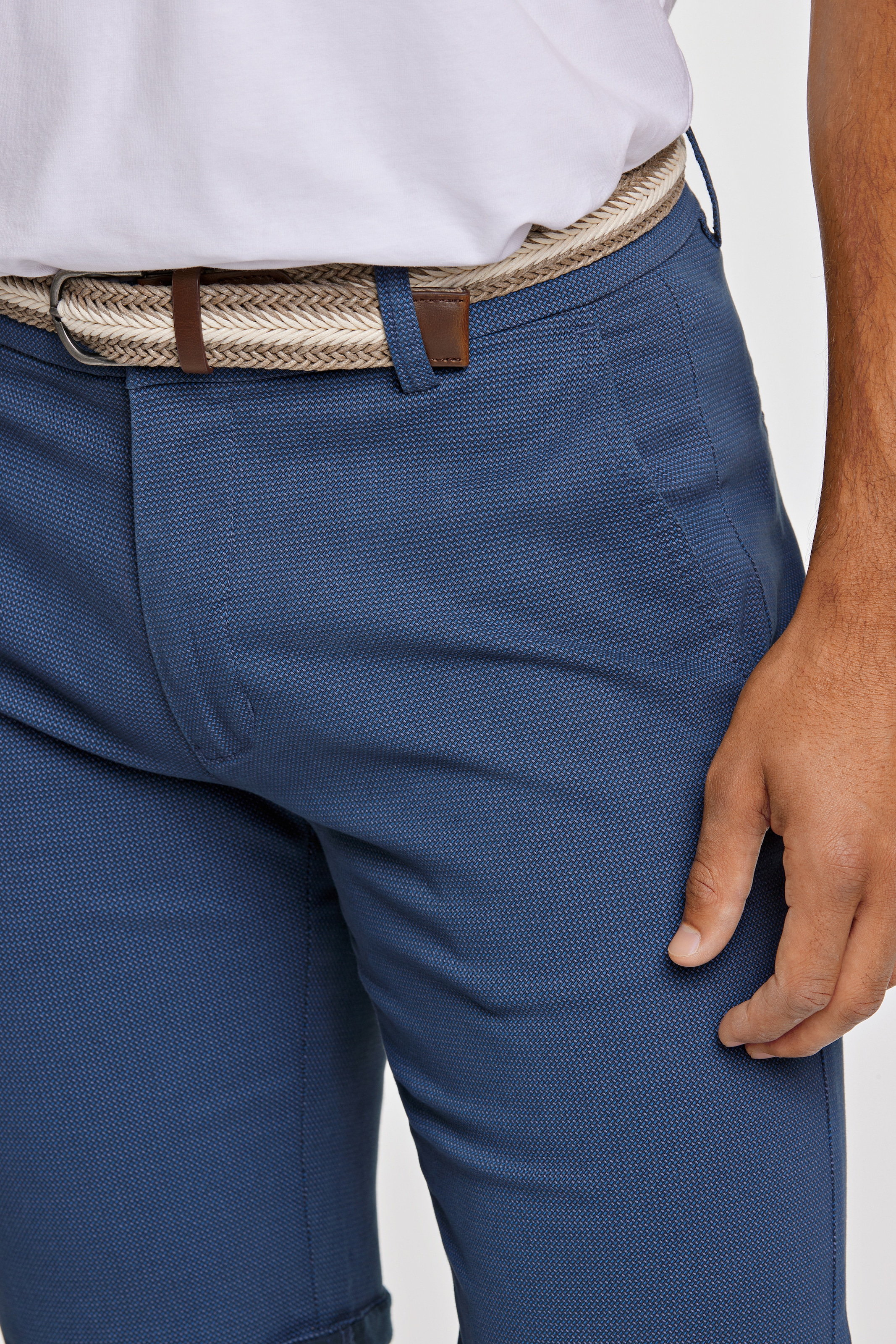 LINDBERGH Chinoshorts, (2 tlg.), mit Gürtel