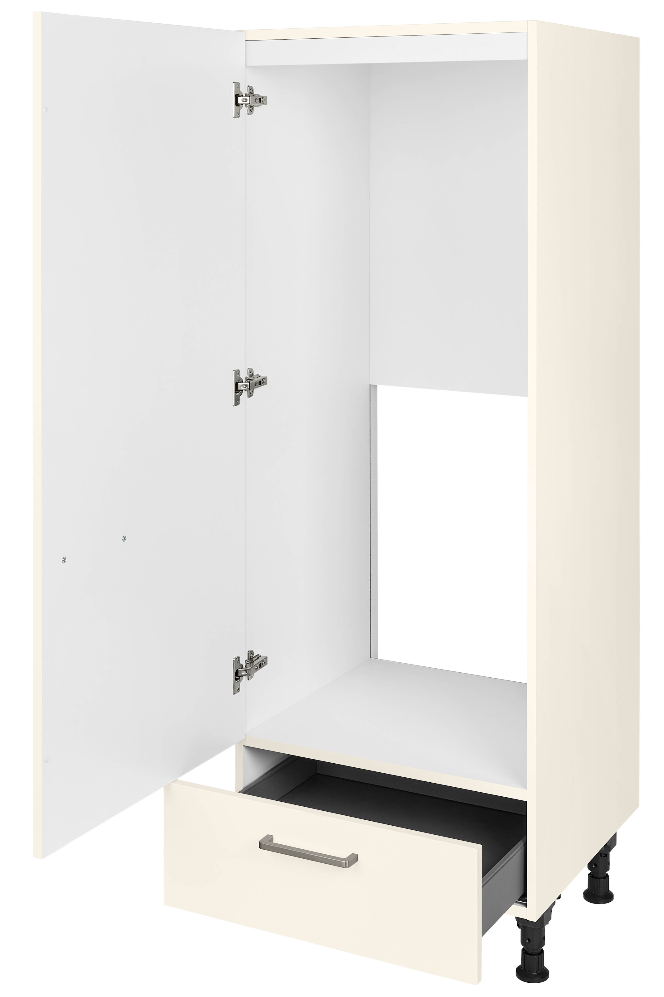 nobilia® Kühlumbauschrank »"Touch", Ausrichtung wählbar, mit Schubkasten,«, vormontiert, Breite/Höhe: 60/167,8 cm