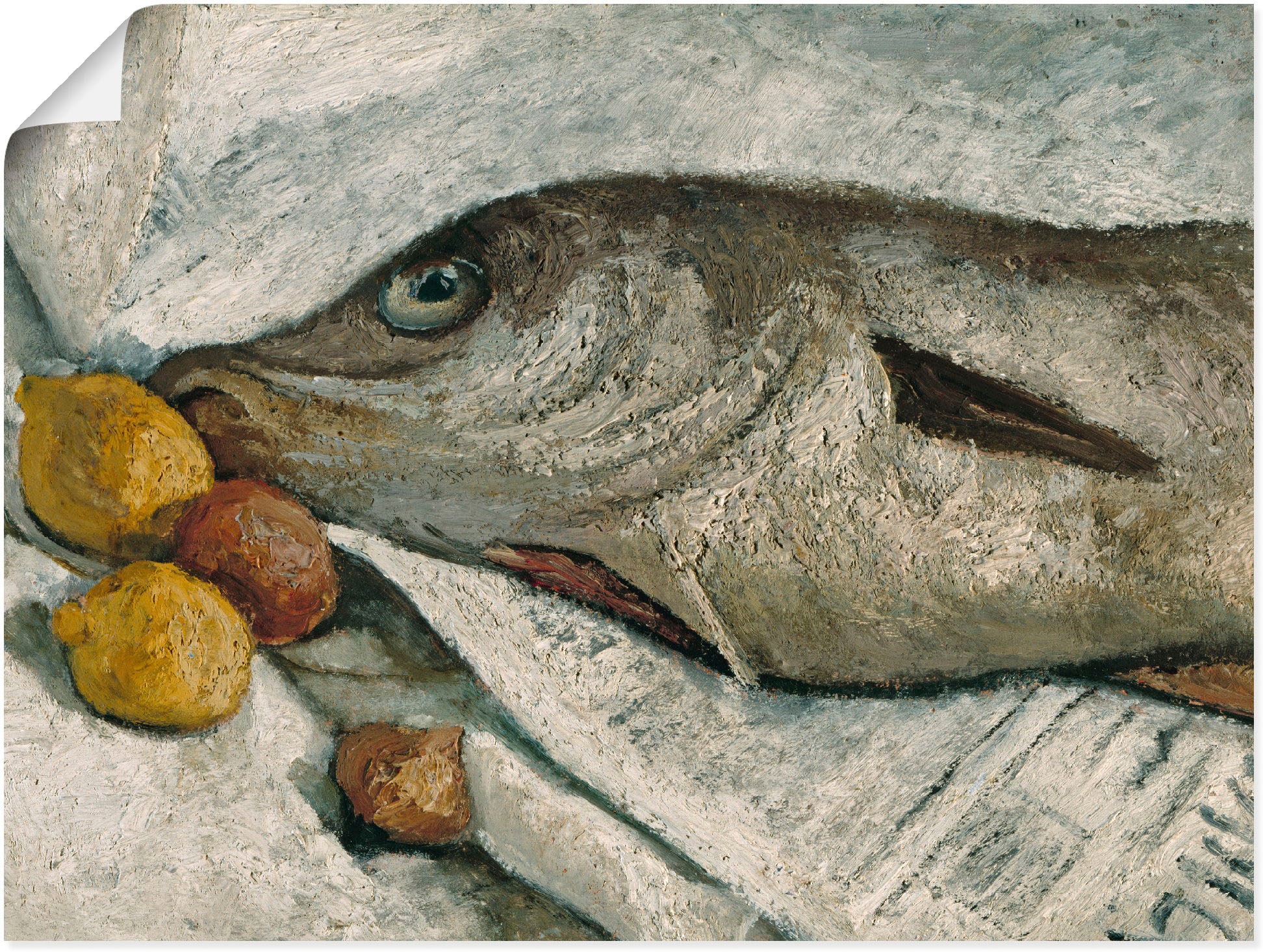 Artland BAUR | 1906«, St.), mit Fisch. Poster in Wandaufkleber Friday Größen als (1 Wandbild oder Arrangements, versch. Leinwandbild, Black »Stillleben