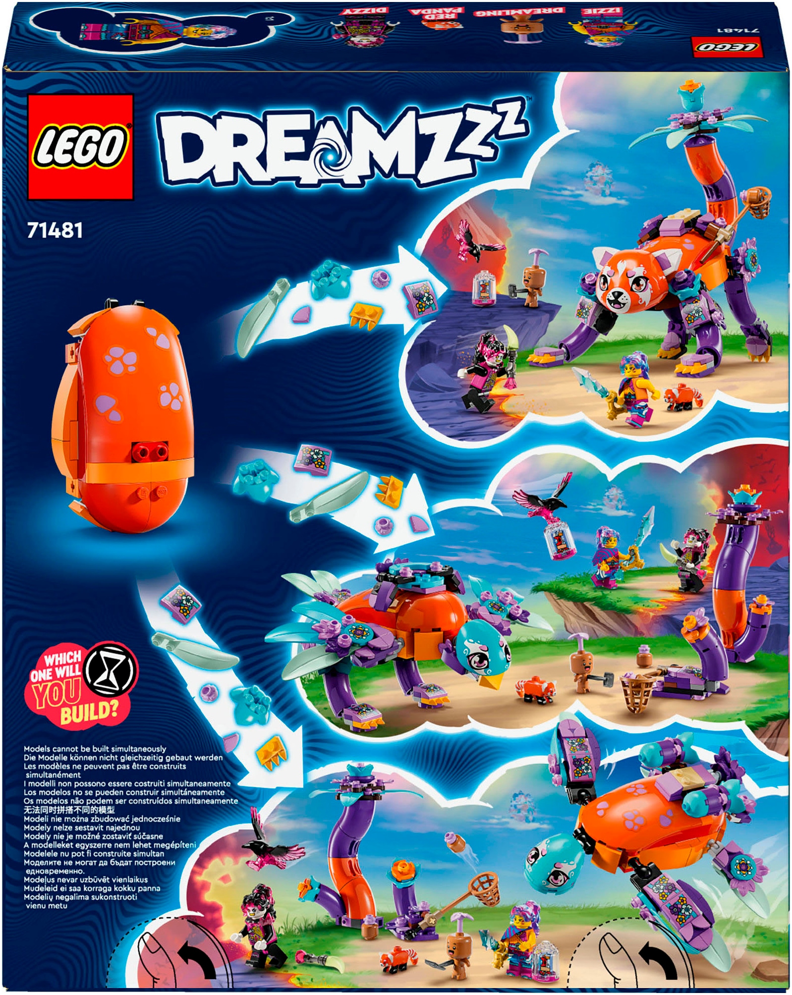 LEGO® Konstruktionsspielsteine »Izzies Traumtiere (71481), LEGO DREAMZzz«, (328 St.), Made in Europe