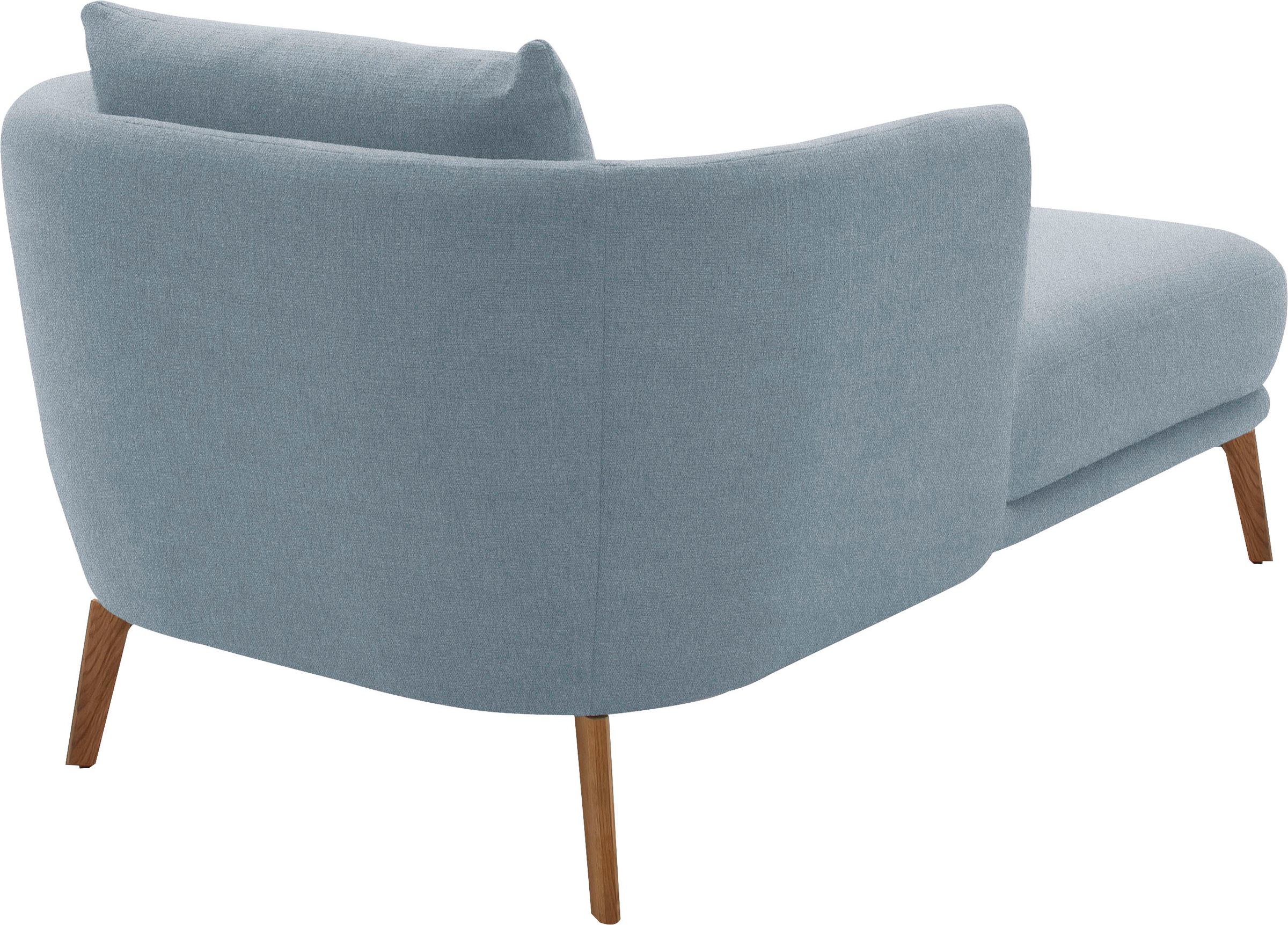 SCHÖNER WOHNEN-Kollektion Chaiselongue »Pearl - 5 Jahre Hersteller-Garantie, auch in Bouclé. Füße Massivholz«, Loveseat und Loungesessel, Maße (B/H/T): 101/71/161 cm