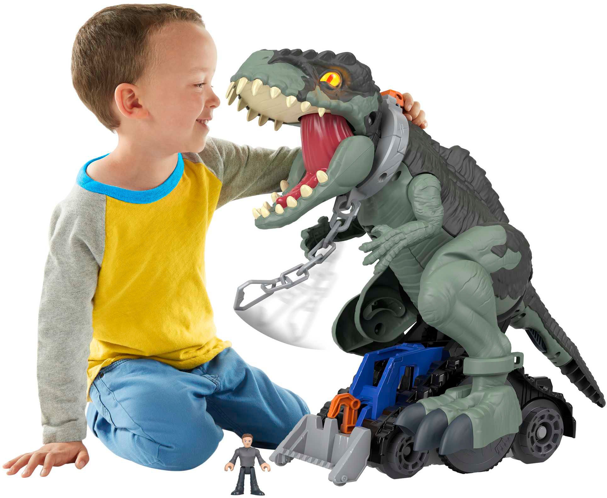 Mattel® Actionfigur »Imaginext Jurassic World Riesen-Dinosaurier«, inklusive Owen-Figur