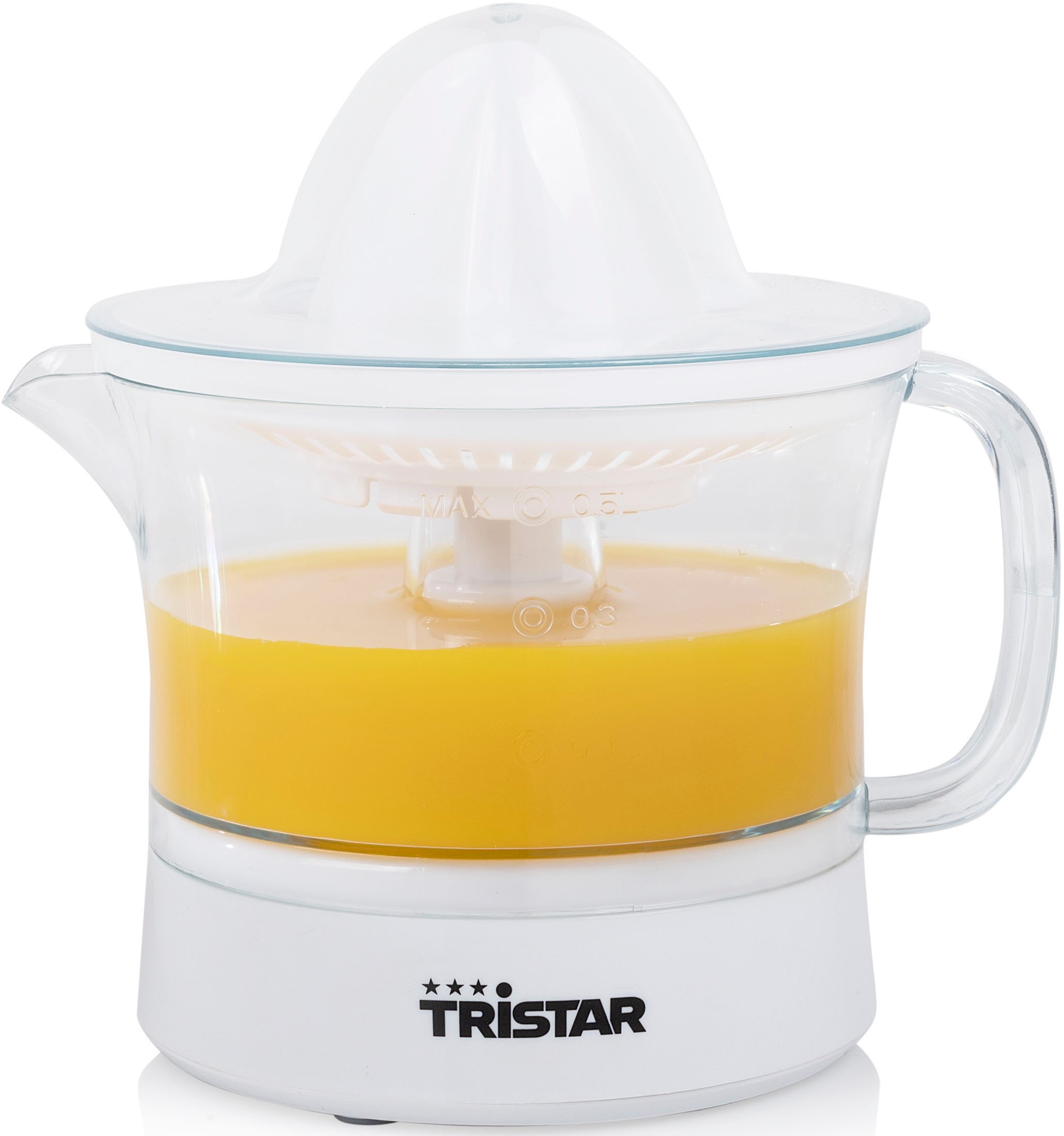 Tristar Zitruspresse »CP-3005«, 25 W, 0,5 Liter Inhalt, 2 Presskegel-Größen für jede Citrusfrucht, 25 Watt