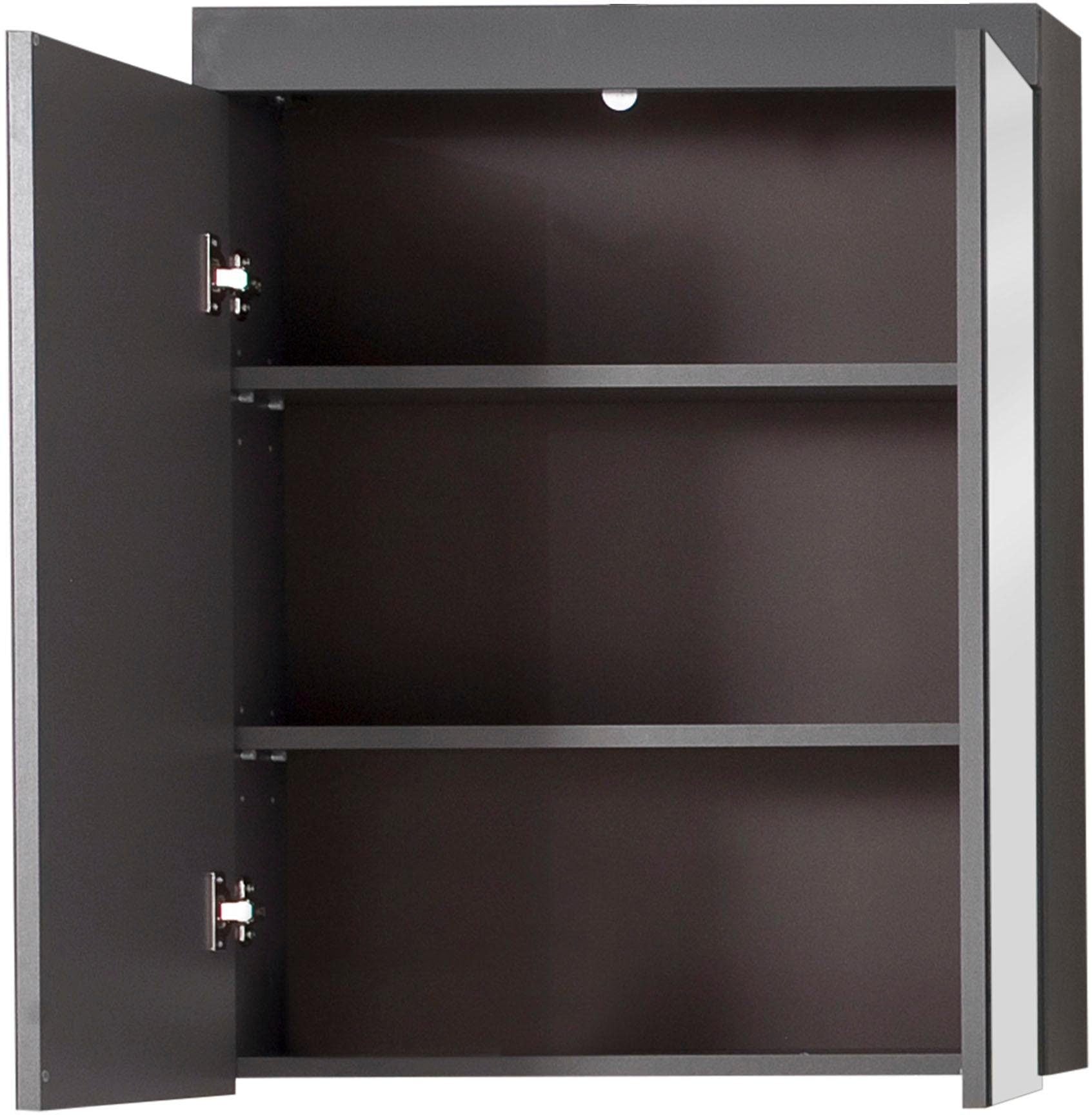INOSIGN Spiegelschrank »Avena«, Badezimmerschrank wahlweise mit LED-Beleuchtung - (B/T/H) 60/17/77 cm