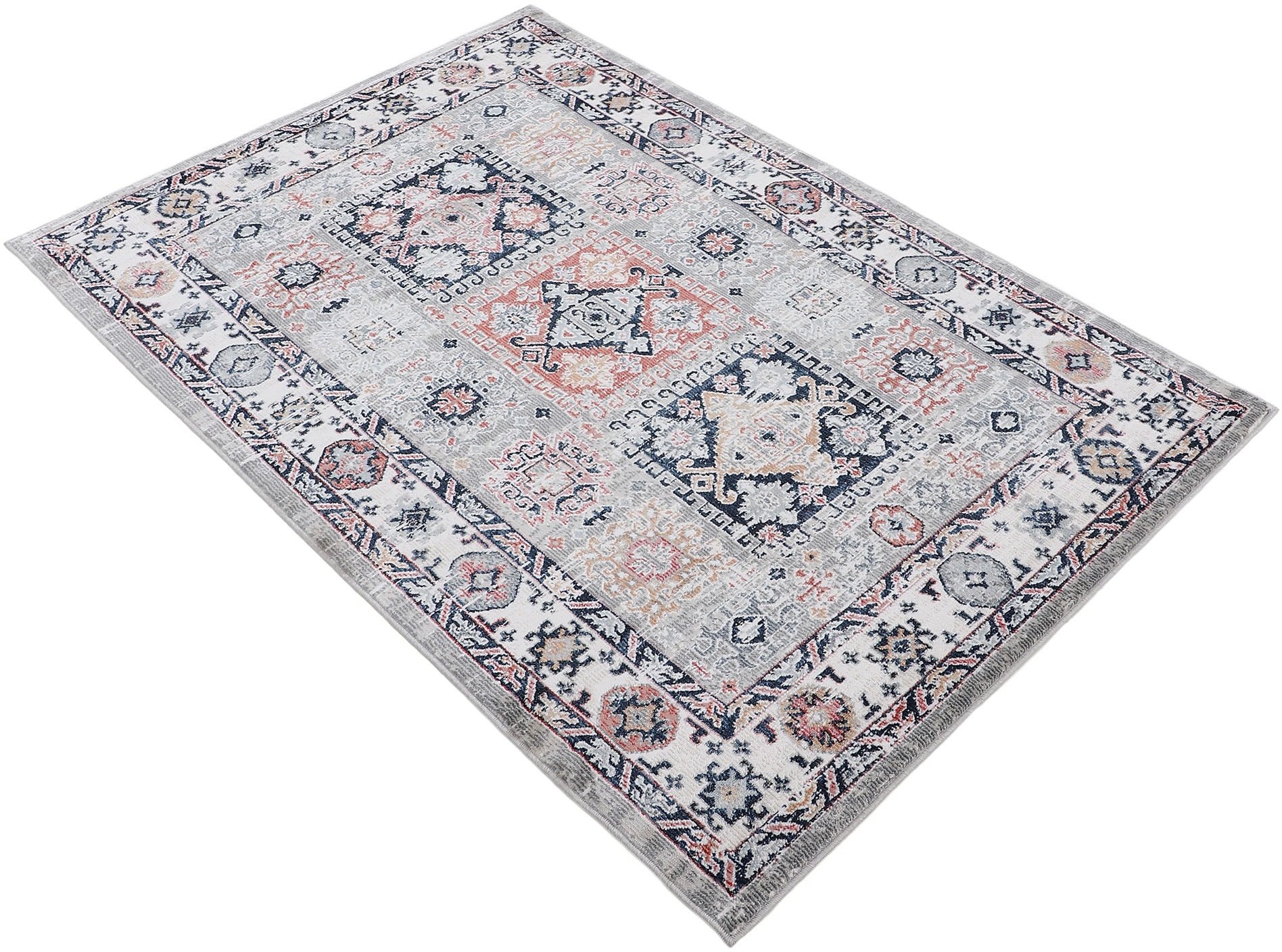 carpetfine Teppich »Vintage Kazach«, rechteckig, 6 mm Höhe, Orient Vintage Look